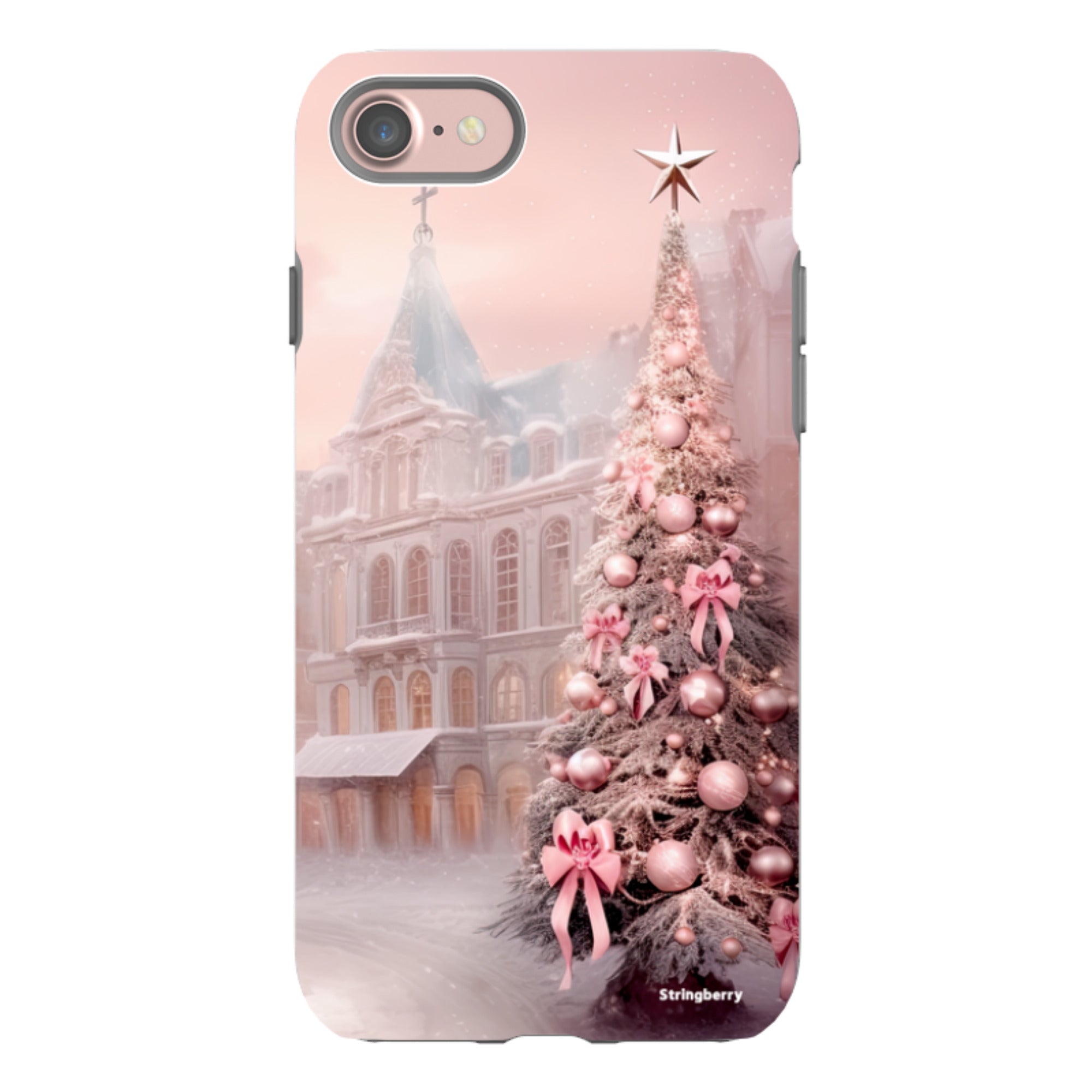 iPhone Tough Case - Pink Xmas