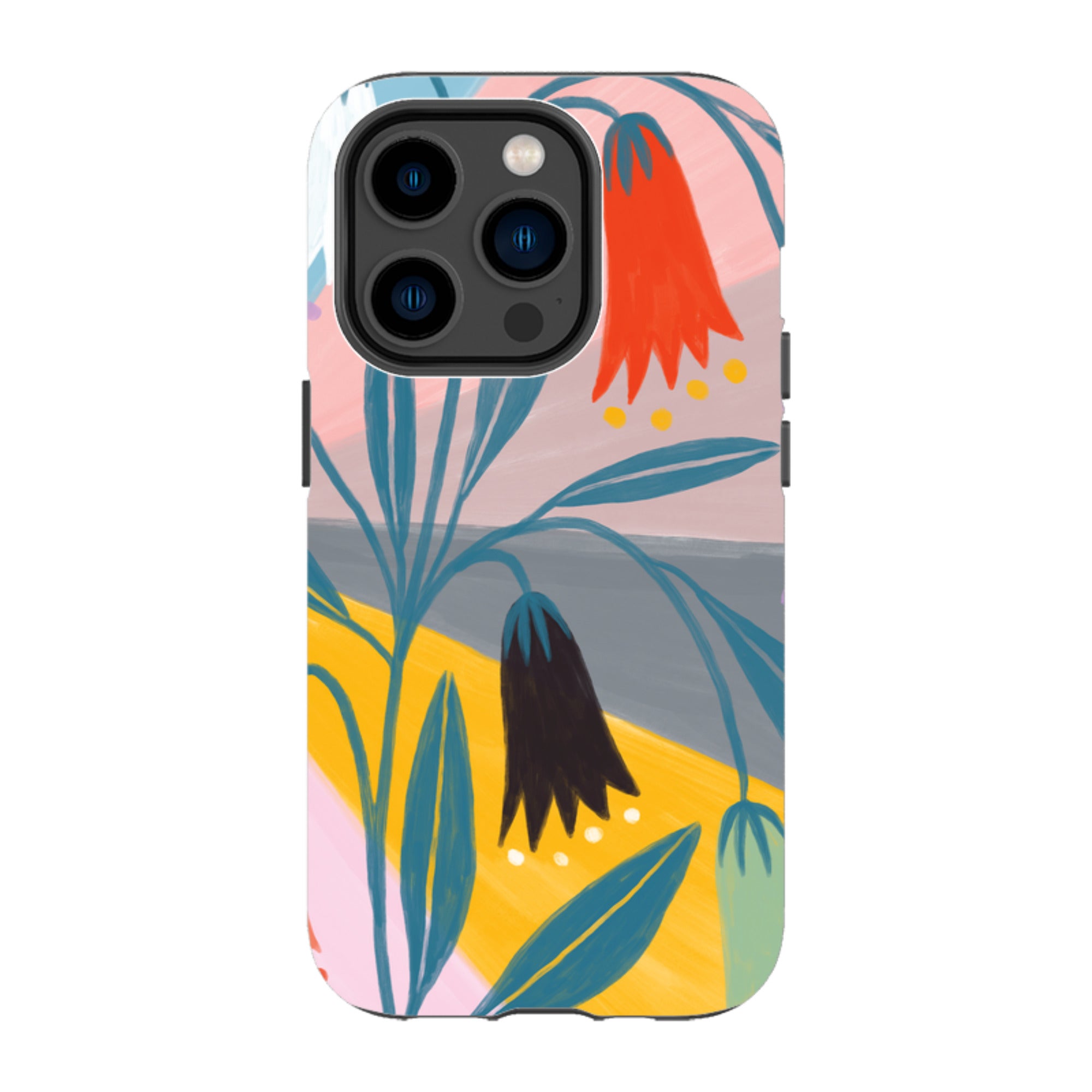 iPhone Tough Case - Bell Flowers By Lee Foster Wilson