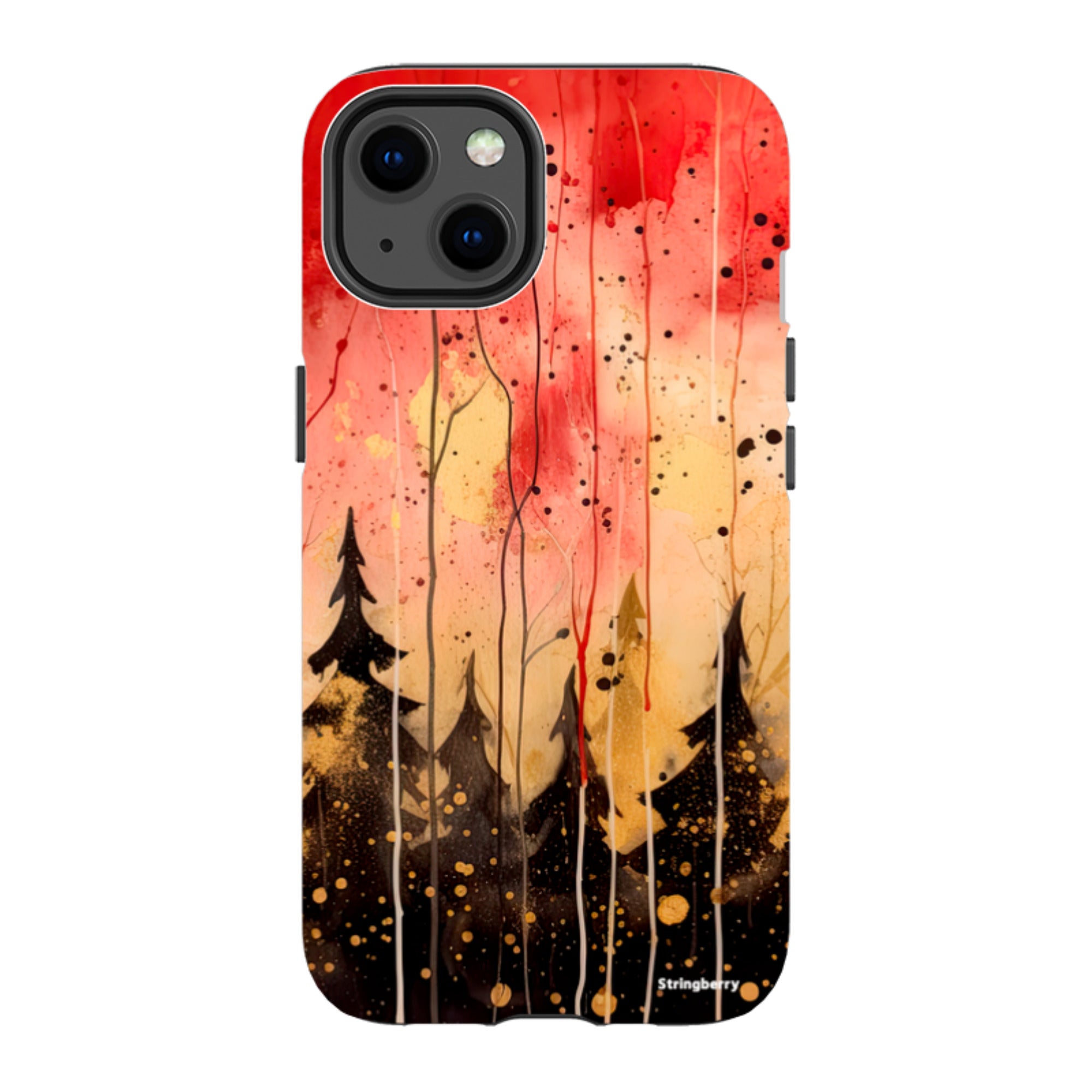 iPhone Tough Case - Watercolour Winter Forest