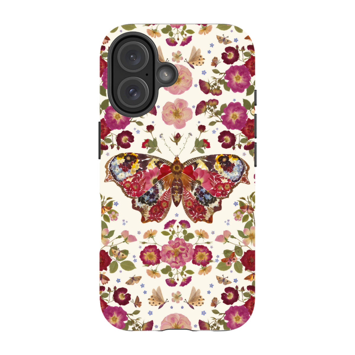 iPhone MagSafe Tough Case - Ivory Butterfly By Helen Ahpornsiri