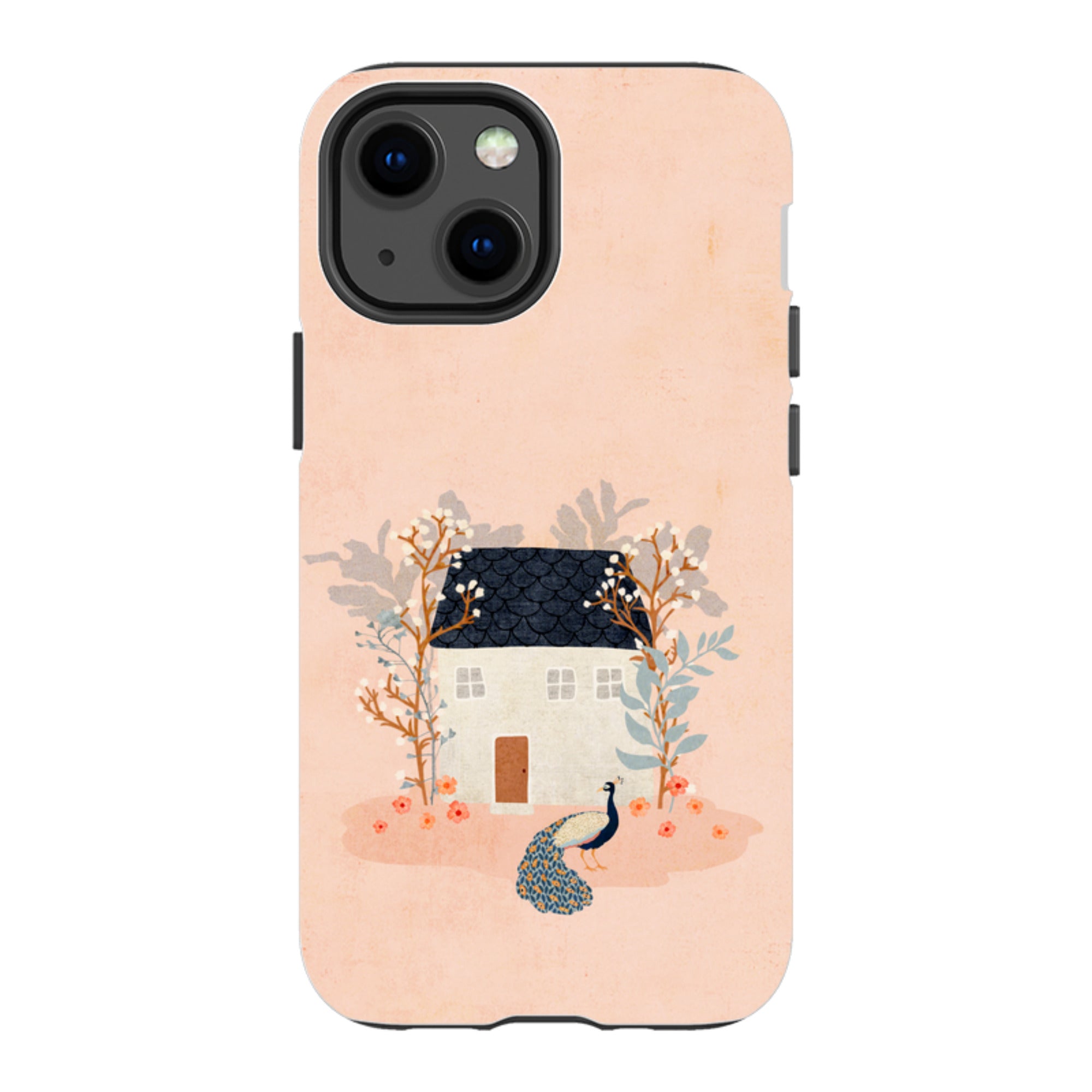iPhone Tough Case - Home Pink By Katherine Quinn