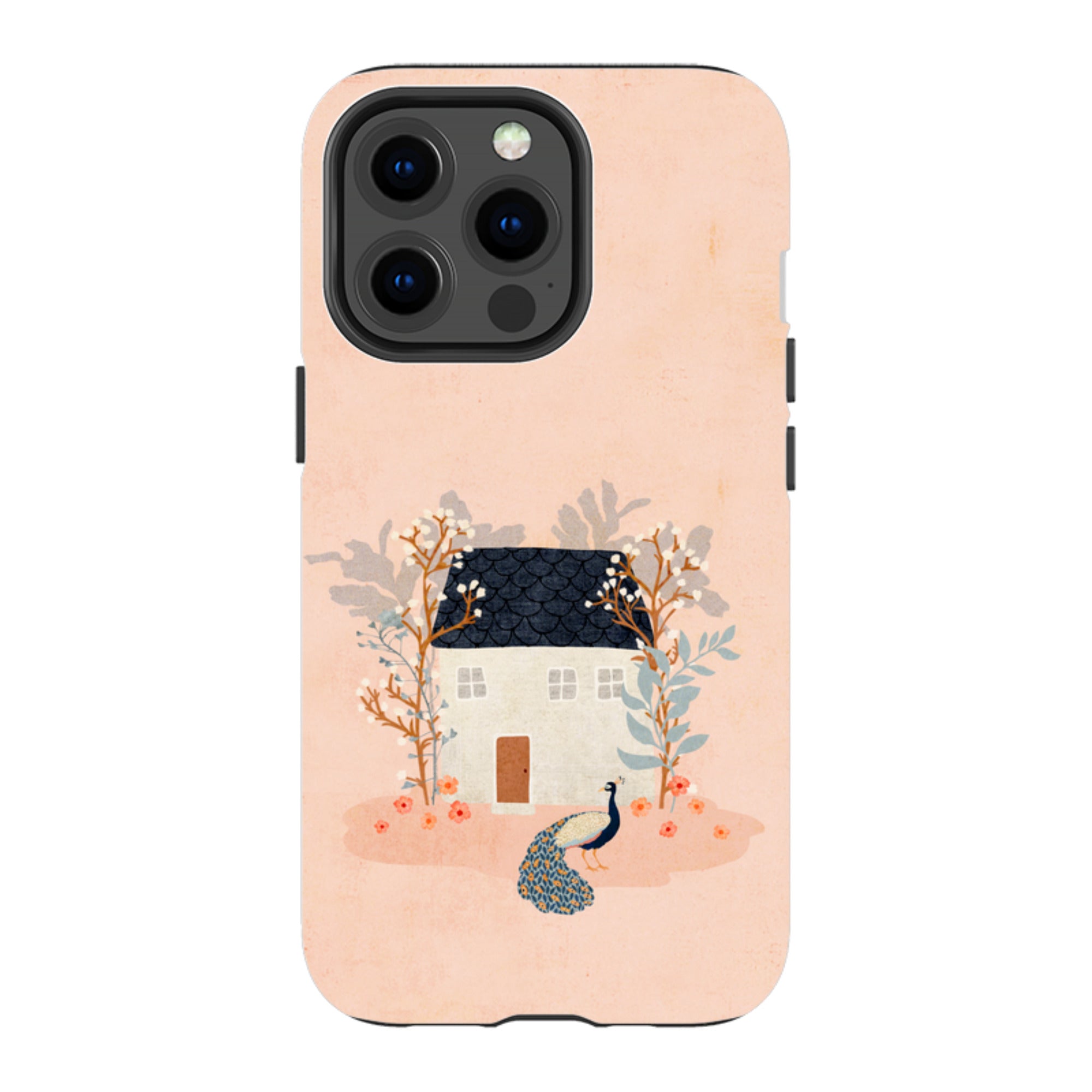 iPhone Tough Case - Home Pink By Katherine Quinn