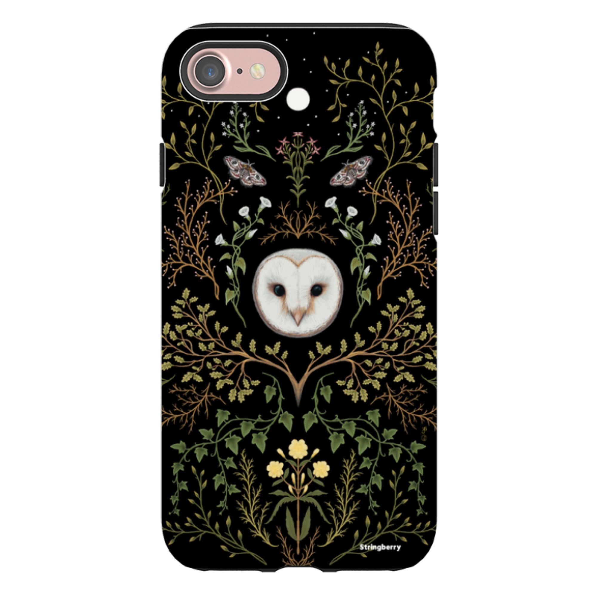 iPhone Tough Case - Owl Pattern By Anna Stead