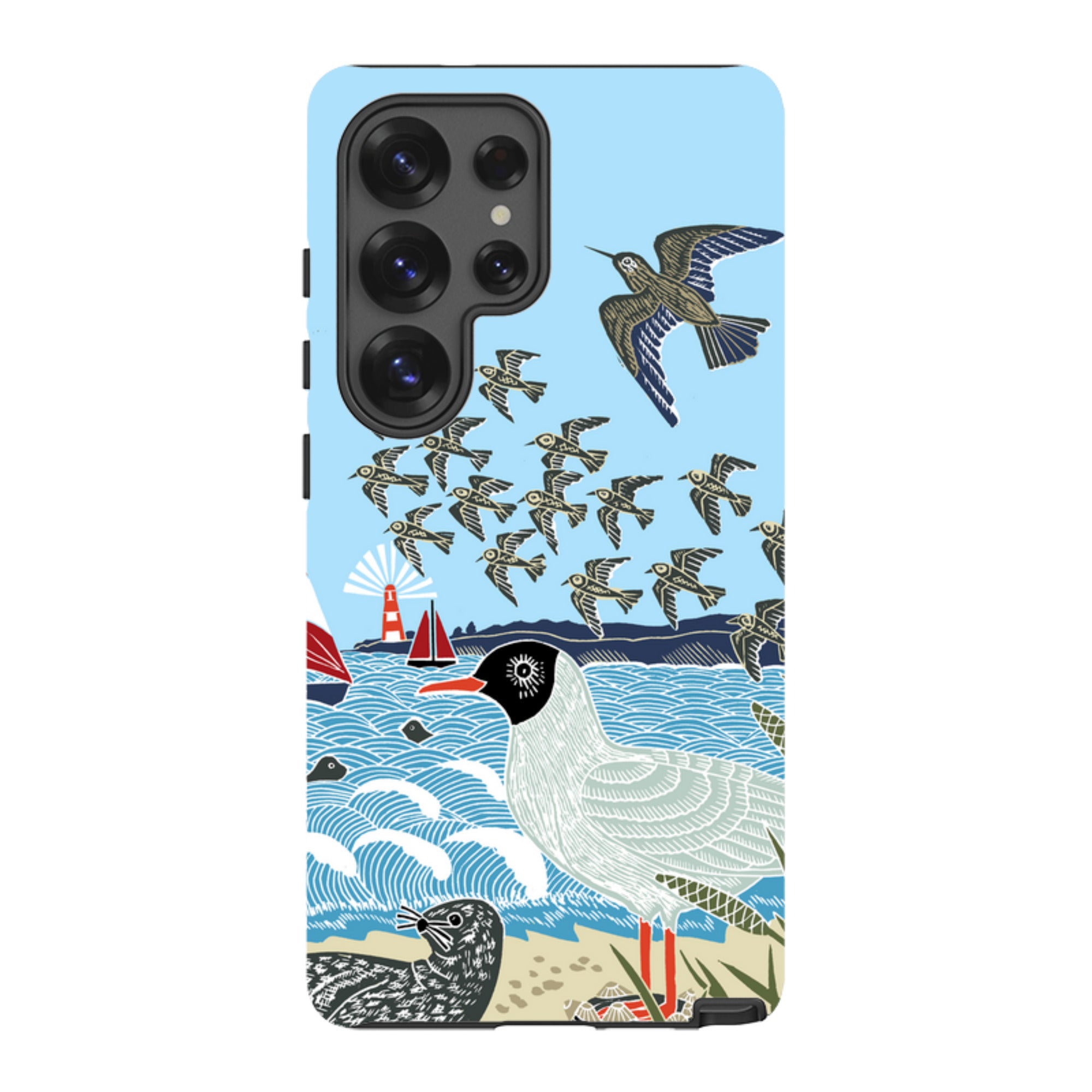 Samsung Tough  Case - Seagulls And Seals By Kate heiss
