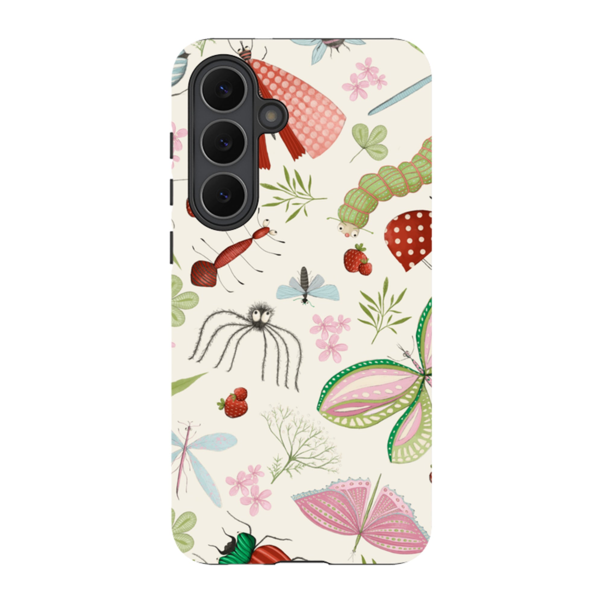 Samsung Tough Case - Insects Pattern By Maja Lindberg