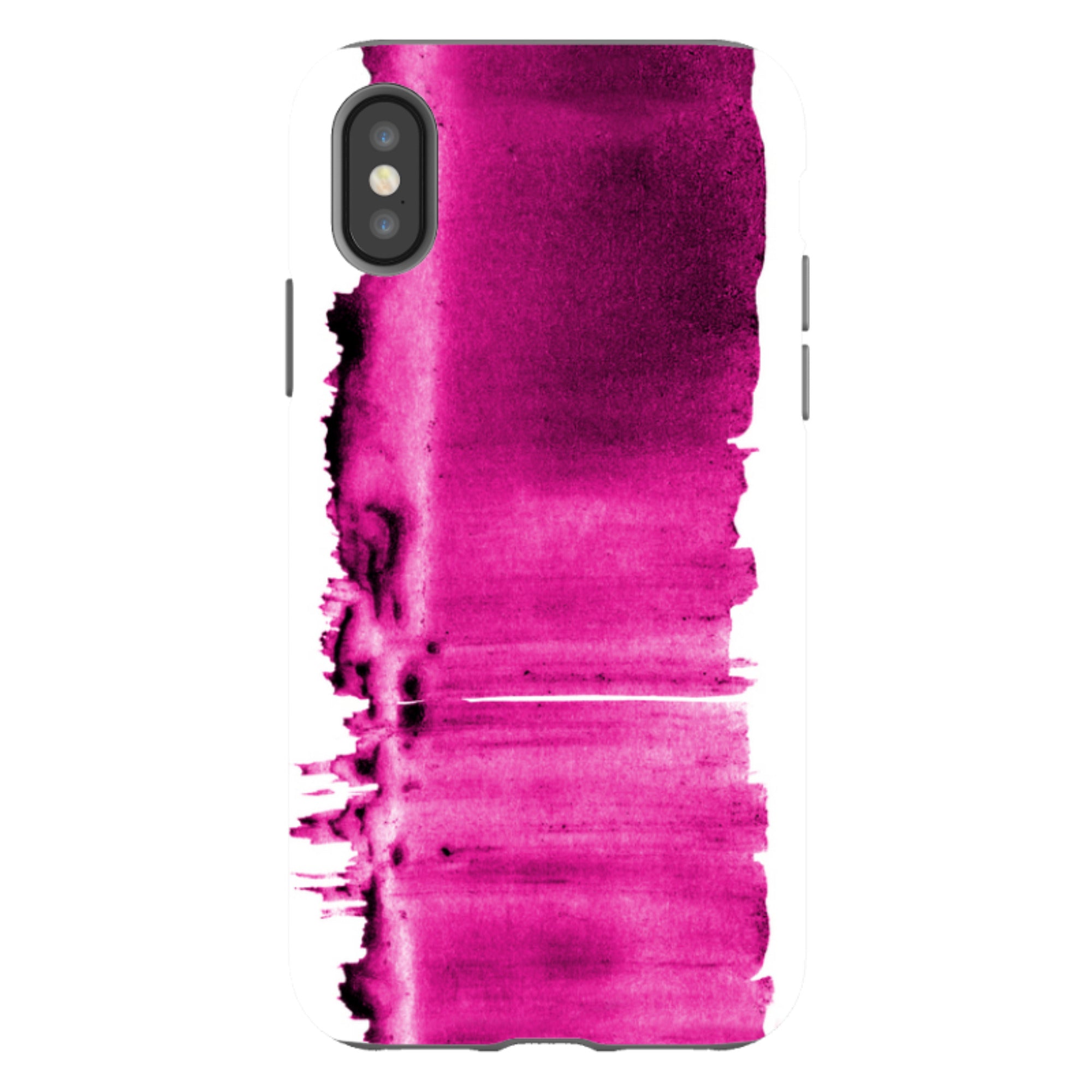 iPhone Tough Case - Pink Ink By Kitty Joseph