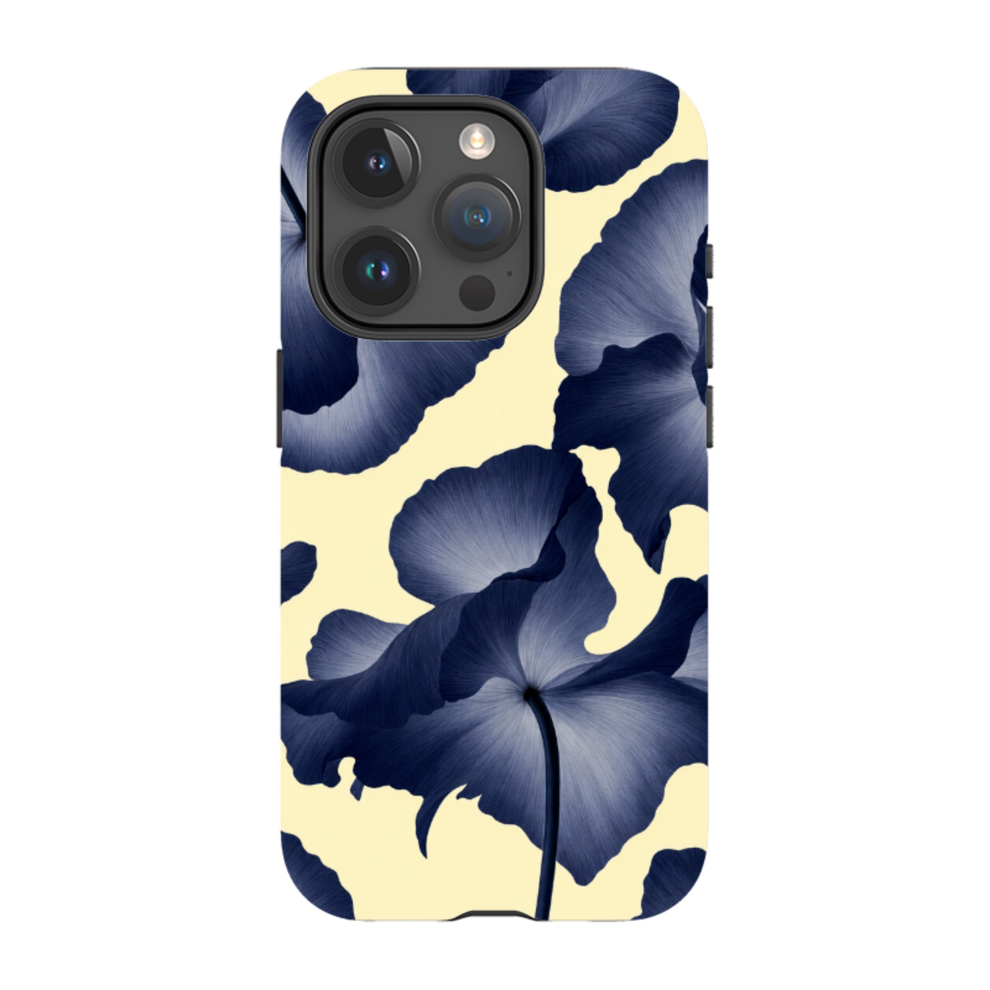 iPhone MagSafe Tough Case - Navy Blue Poppy