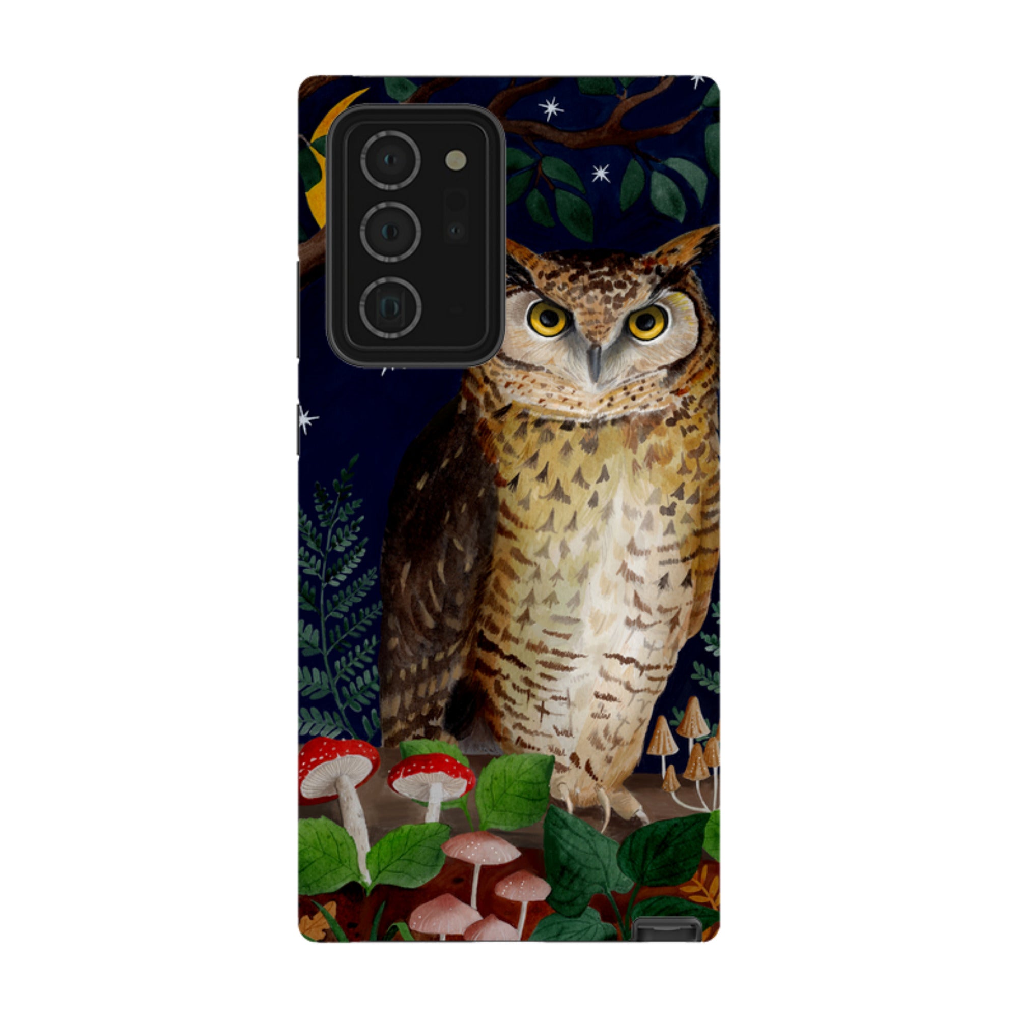 Samsung Tough Case - Mushroom Owl By Bex Parkin