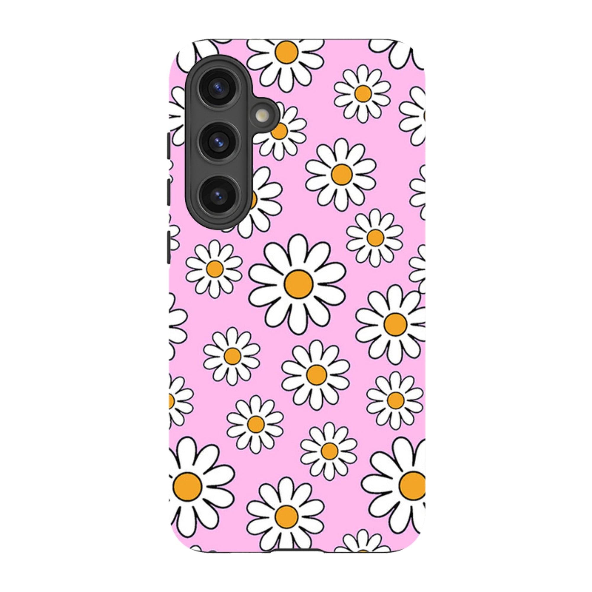Samsung Tough Case - Pink Daises
