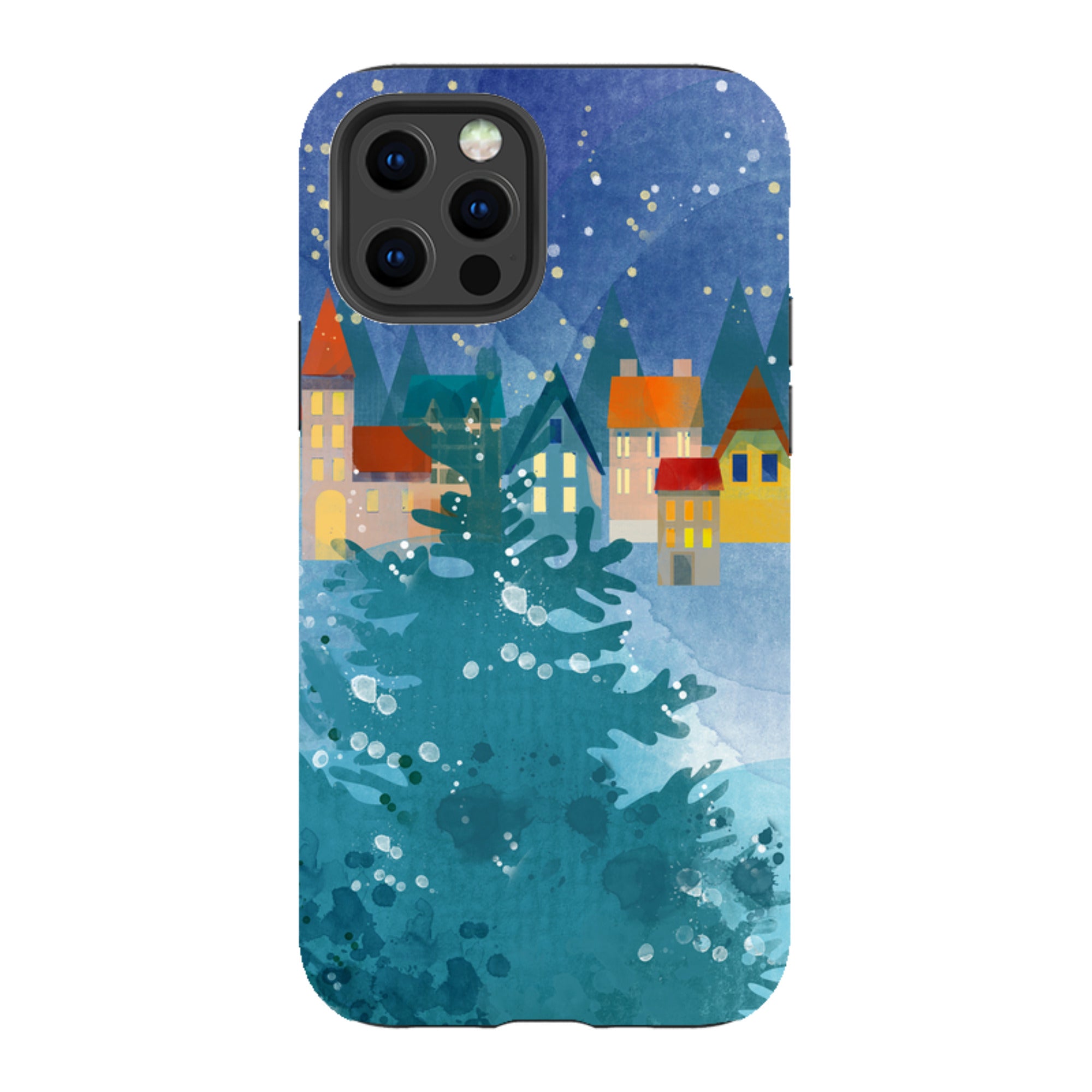 iPhone Tough Case - Winter Town