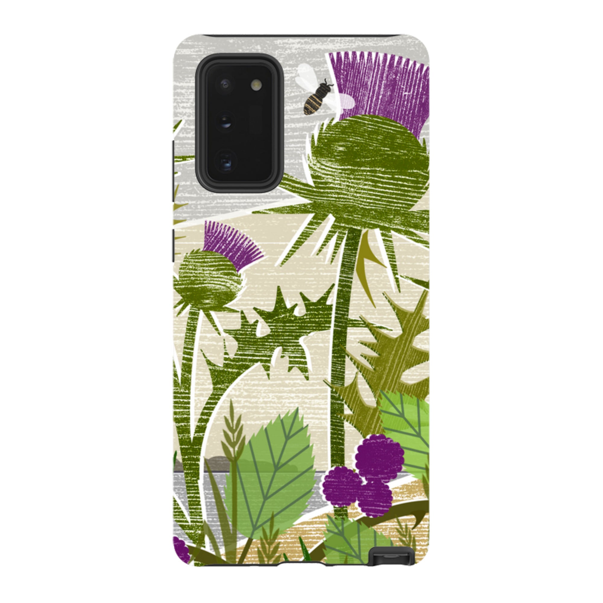 Samsung Tough Case - Purple Thistle By Liane Payne