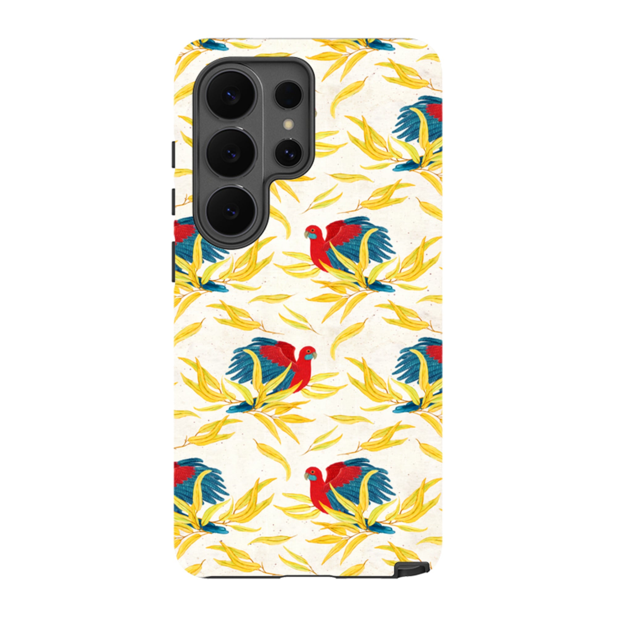 Samsung Tough Case - Crimson Rosella By Katherine Quinn