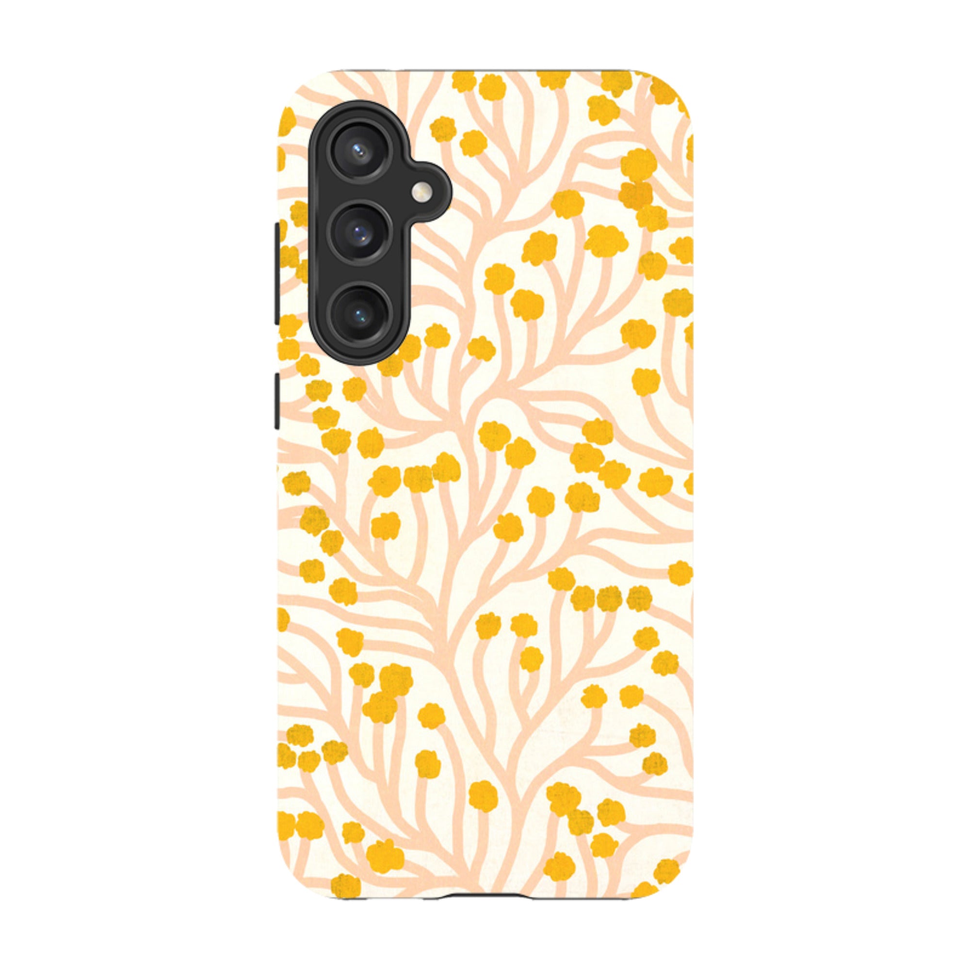 Samsung Tough Case - Vine Pink and Ochre By Katherine Quinn