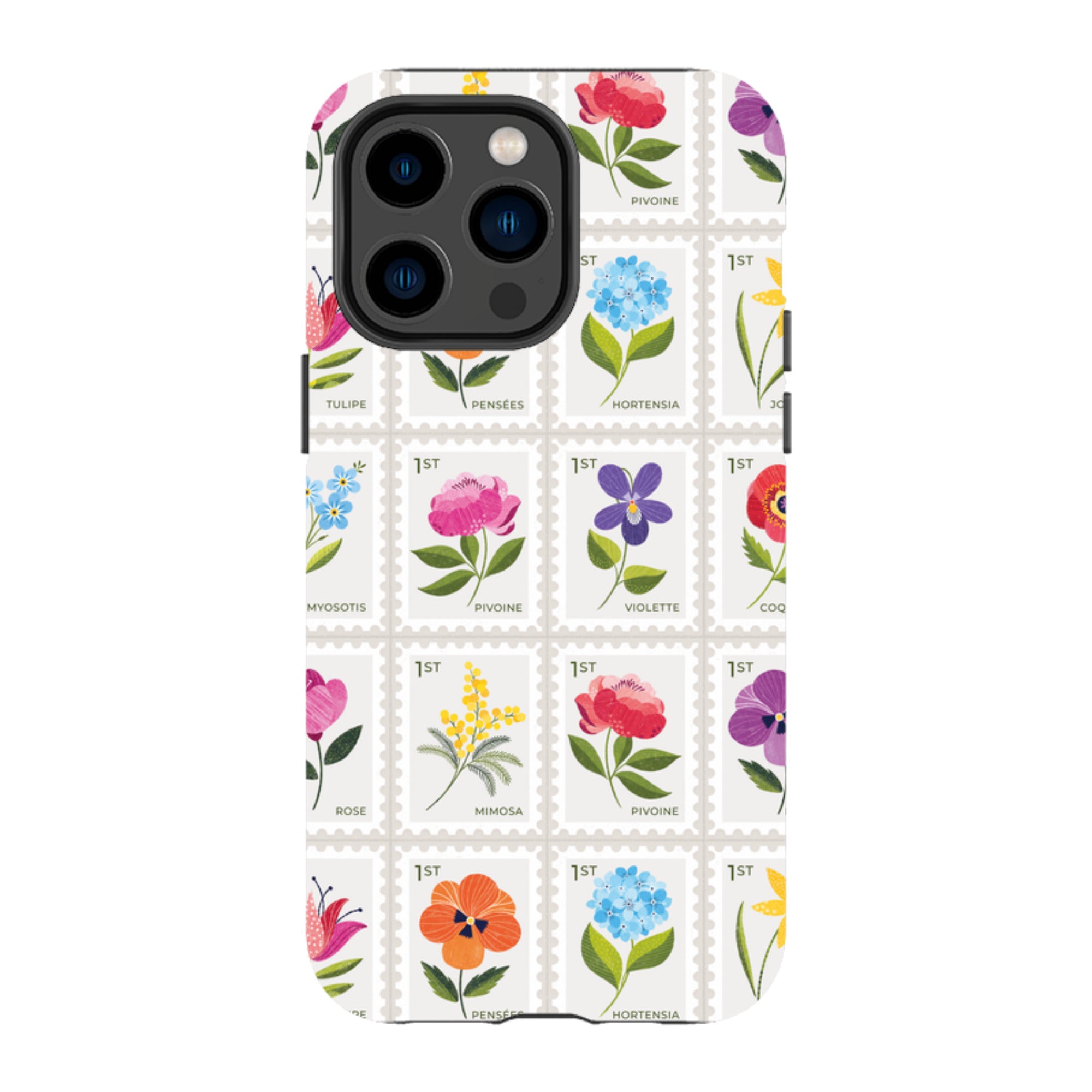 iPhone Tough Case - Floral Postage Stamps By Ali Brookes