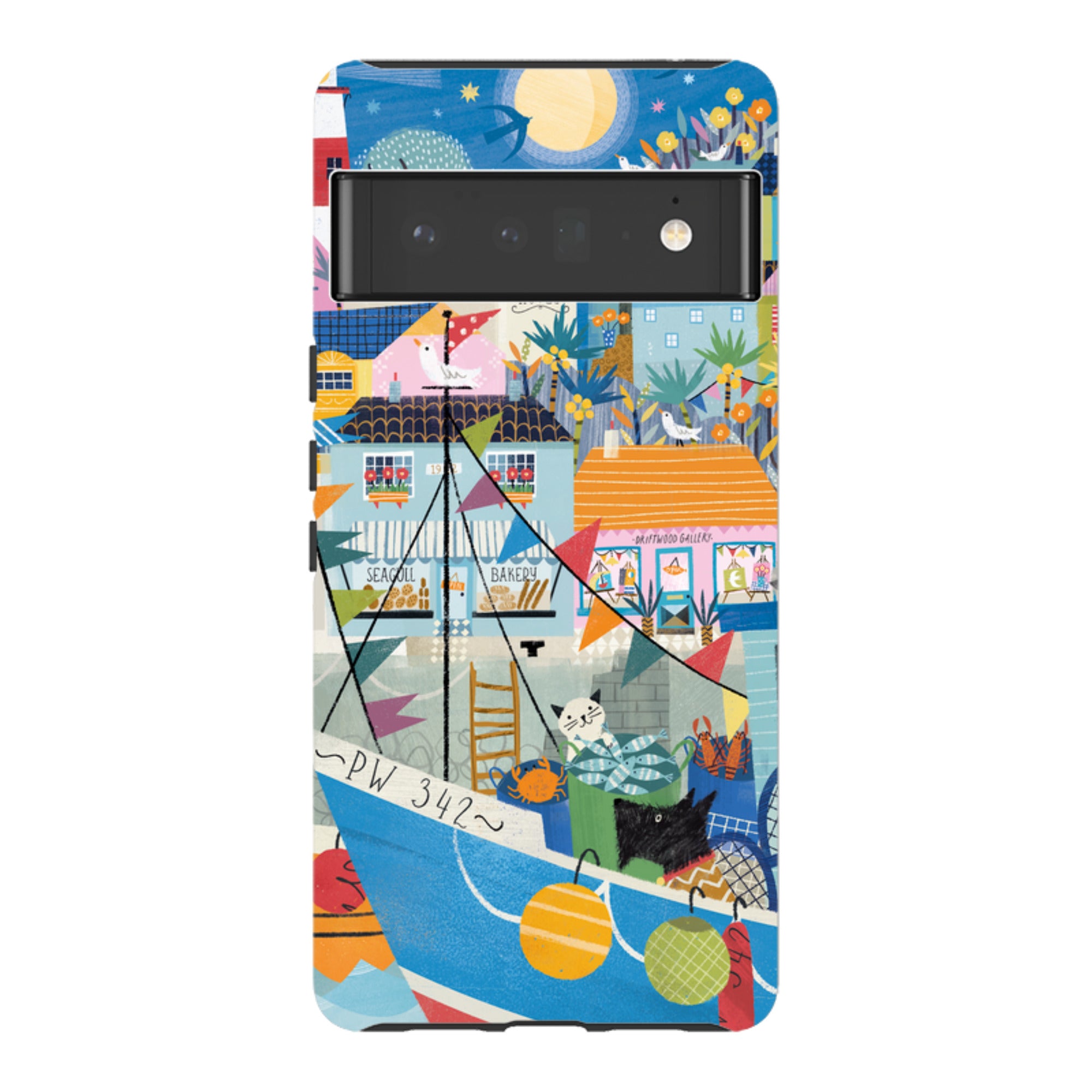 Google Tough Case - Night Harbour 2 By Ali Brookes