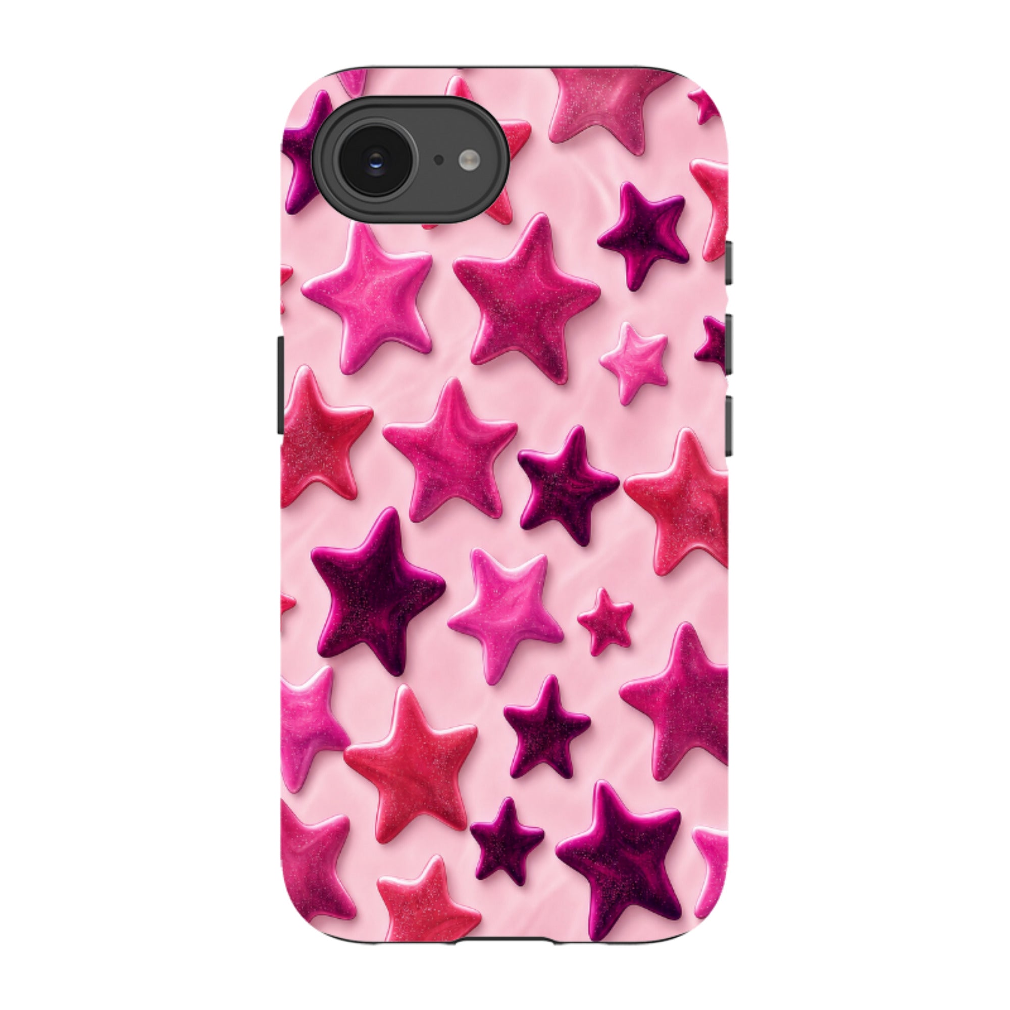 iPhone Tough Case - Fuchsia Star