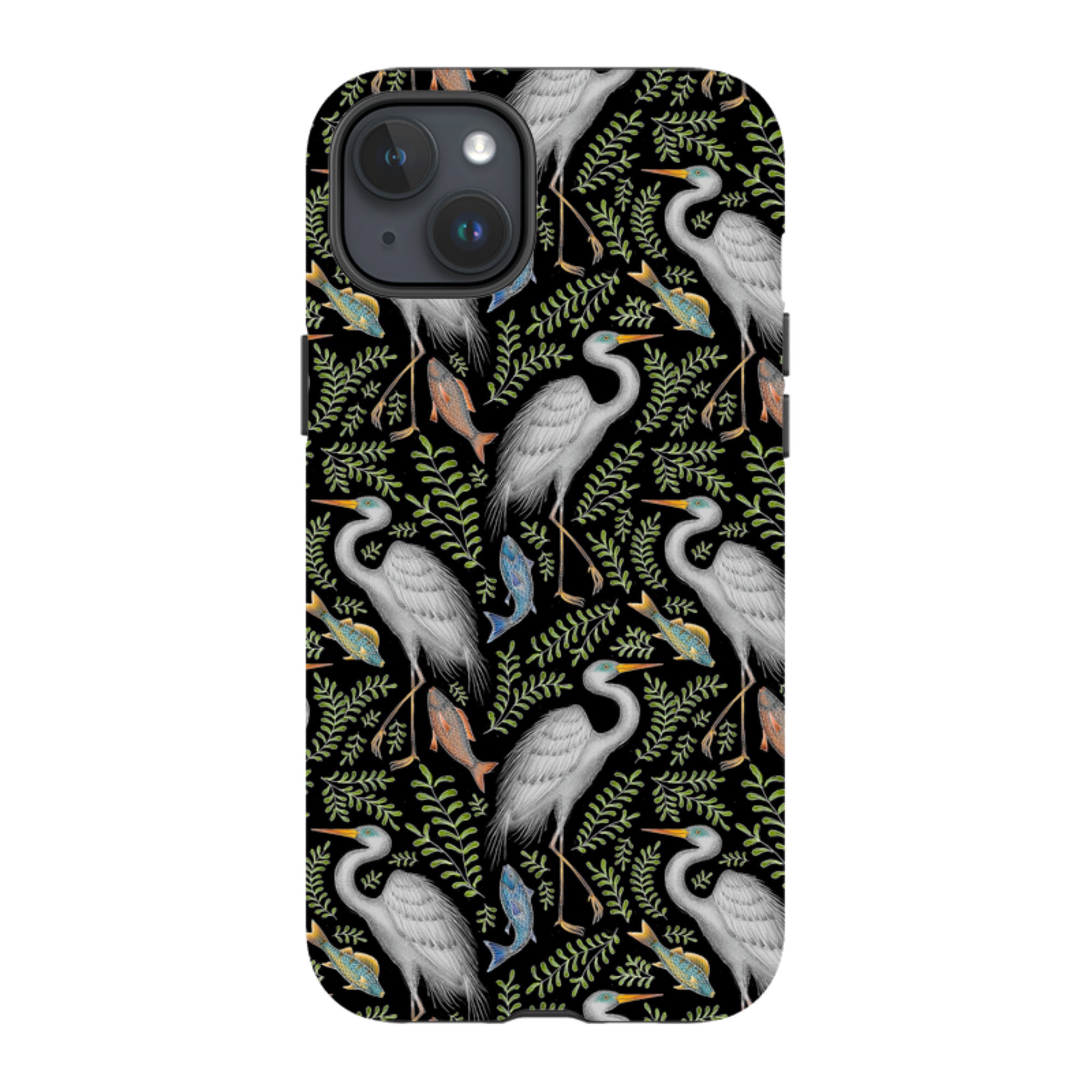 iPhone MagSafe Tough Case -  Egret Pattern By Catherine Rowe