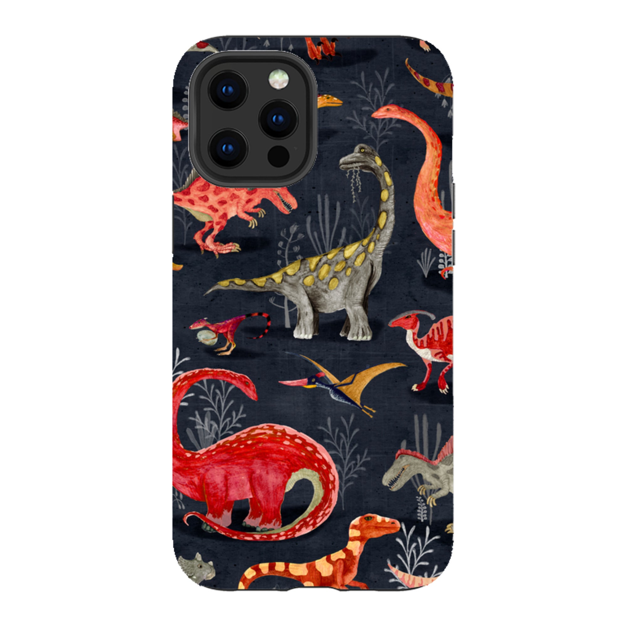 iPhone Tough Case - Parisian Dinosaurs By Katherine Quinn