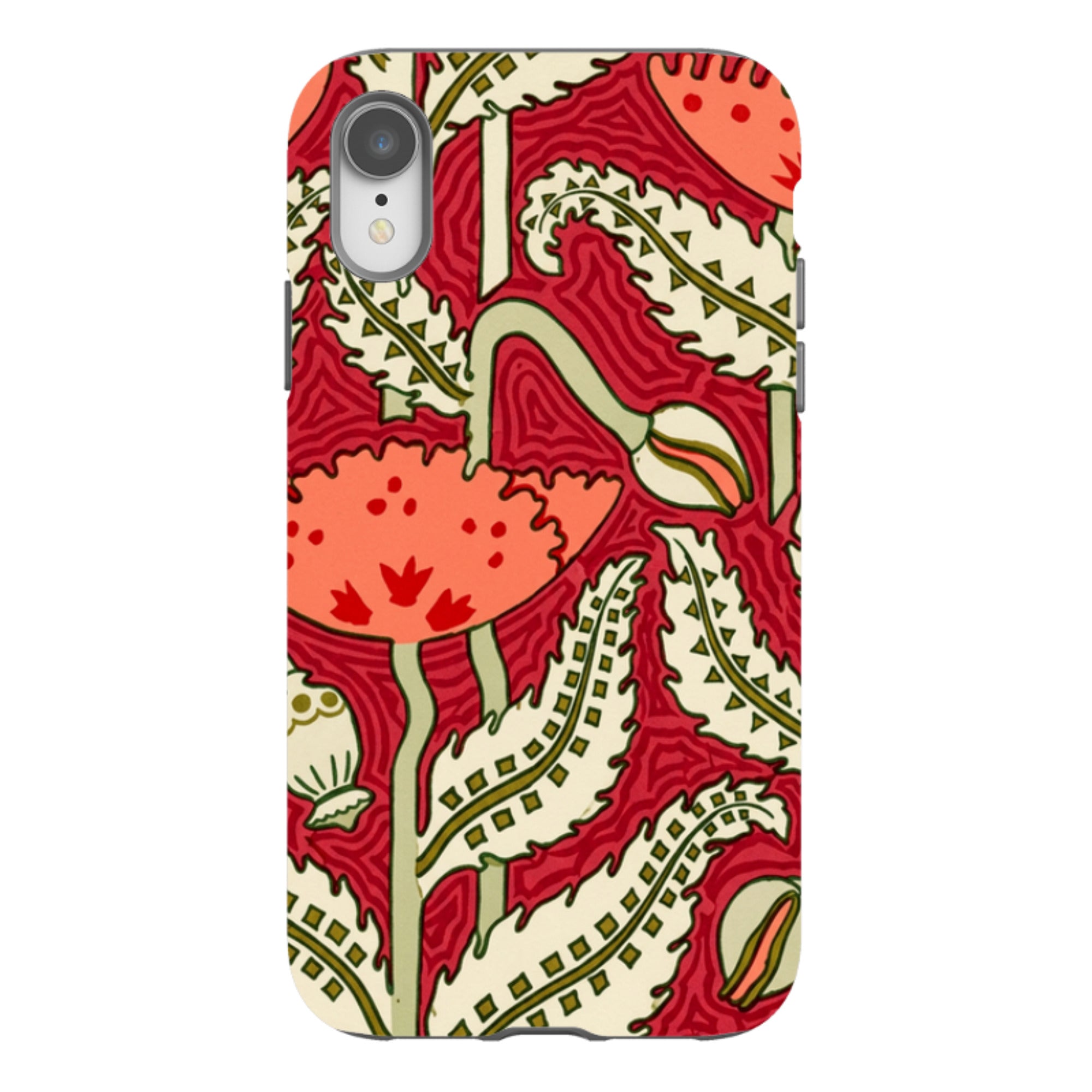 iPhone Tough Case - William Morris Red Floral