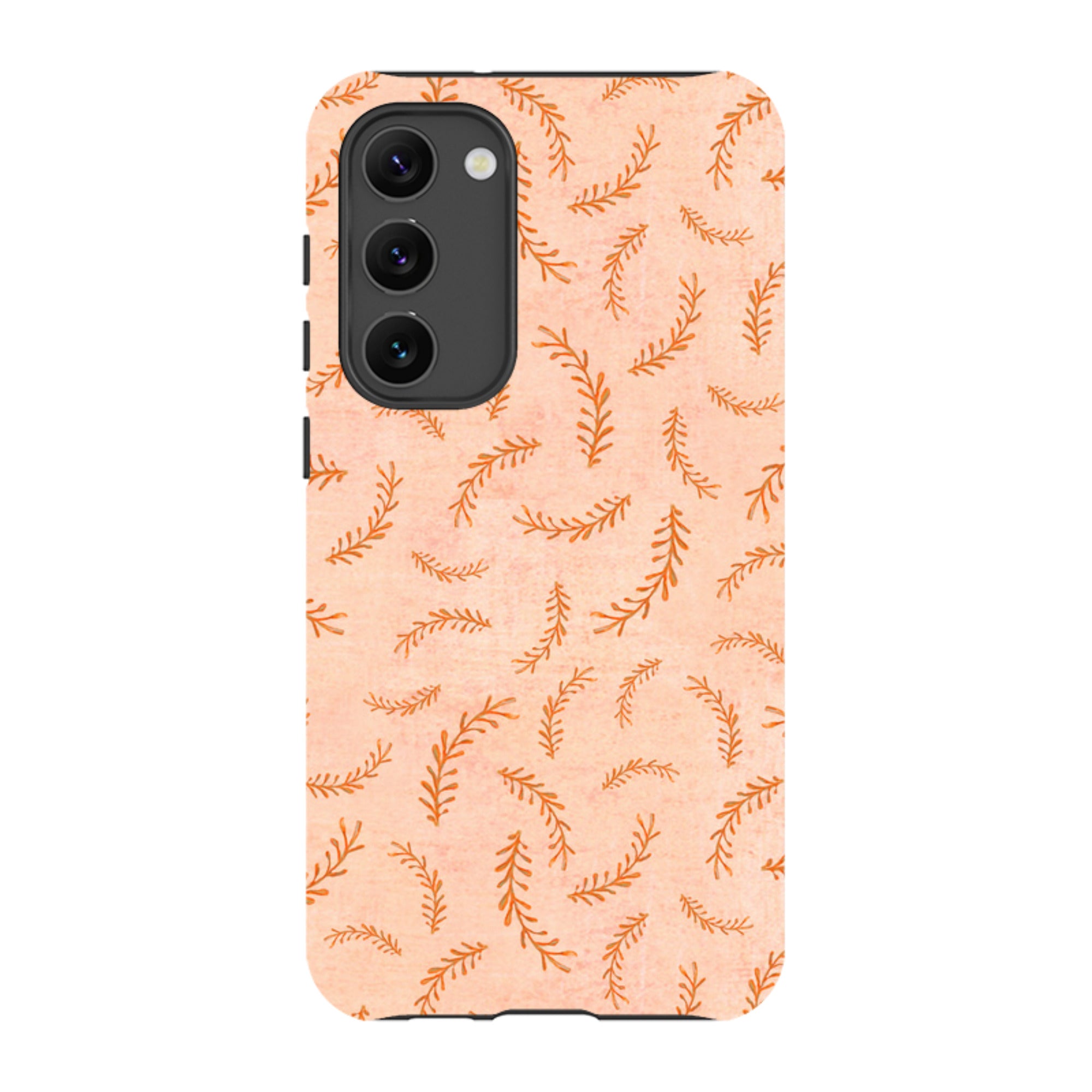 Samsung Tough Case - Feathers Pink By Katherine Quinn