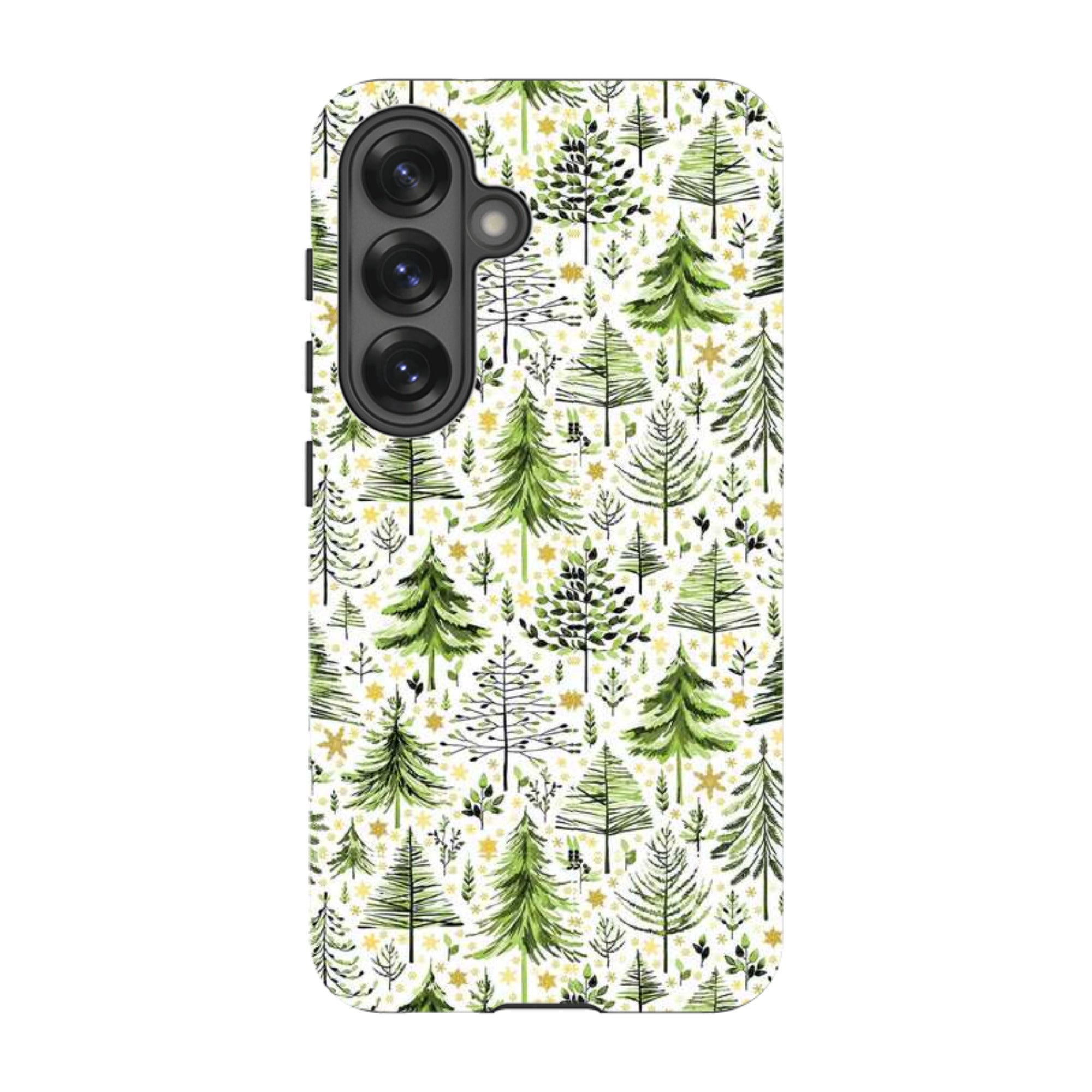 Samsung Tough Case - Green Xmas Trees By Elisabeth Haager