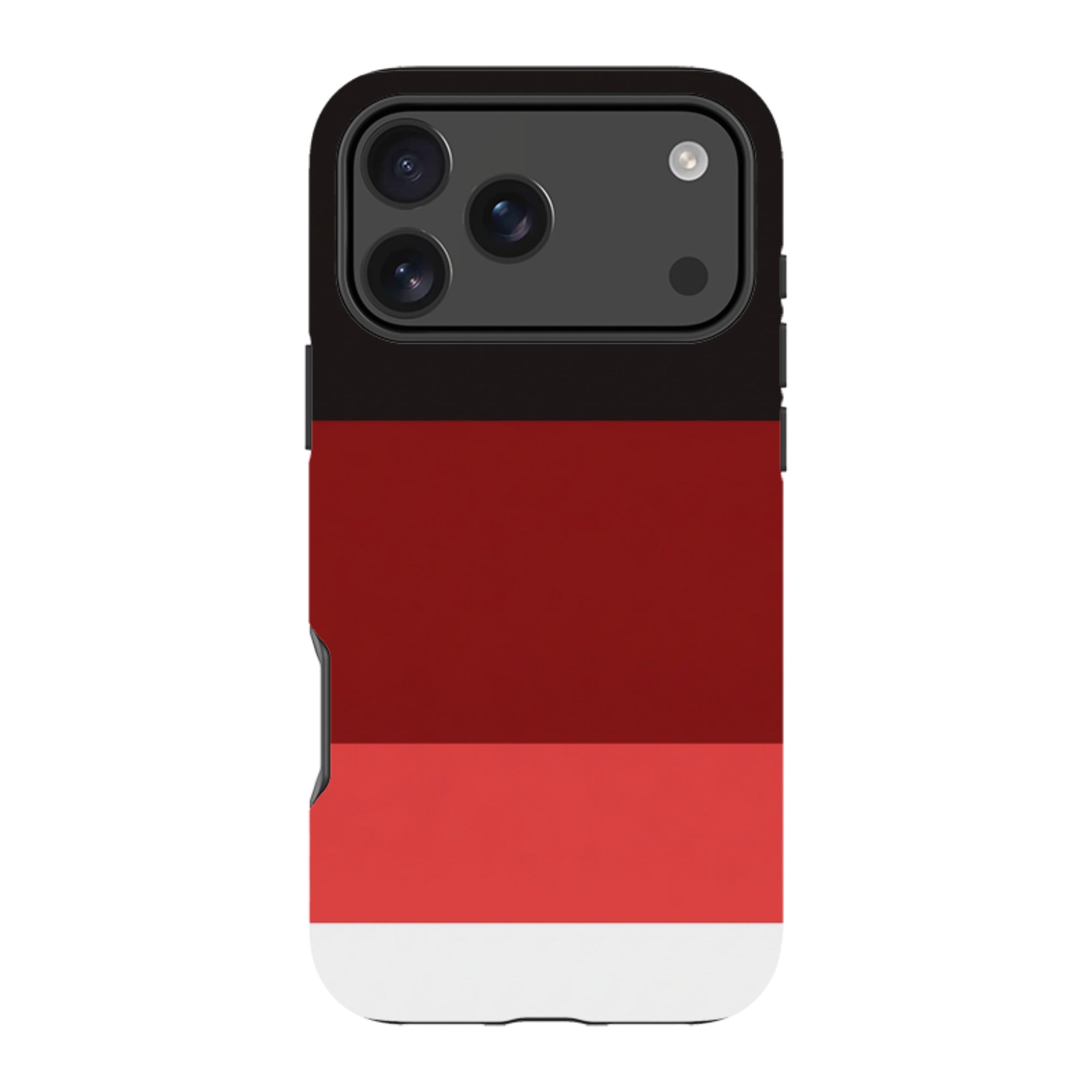 iPhone Tough Case - Crimson and Black Gradient