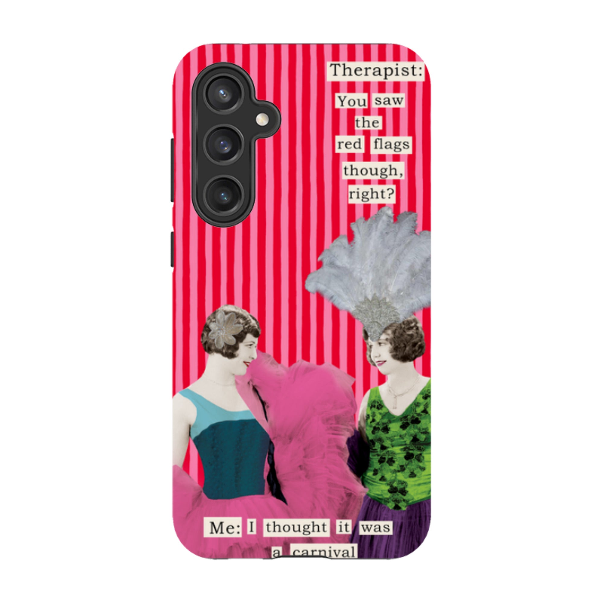 Samsung Tough Case - Therapist Red Flag By Clare Jordan