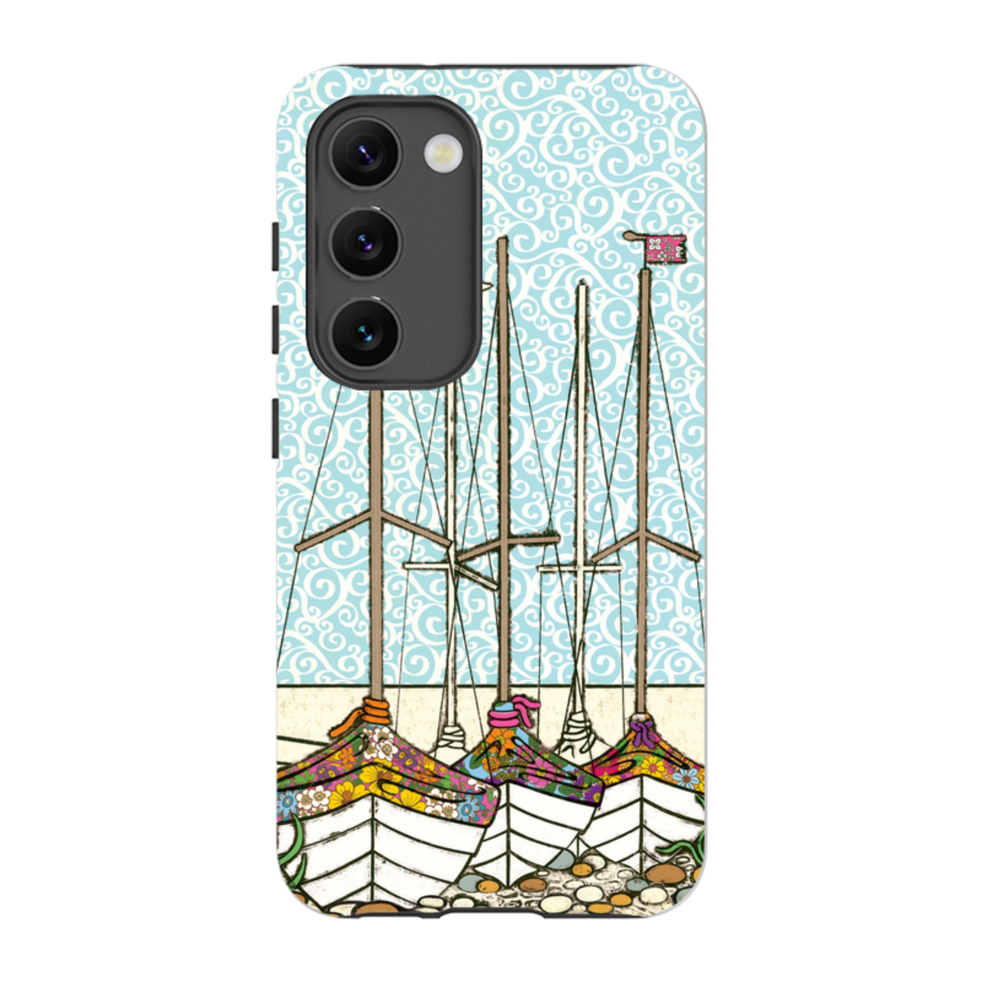 Samsung Tough Case - Boats At Rest By Amelia Bowman