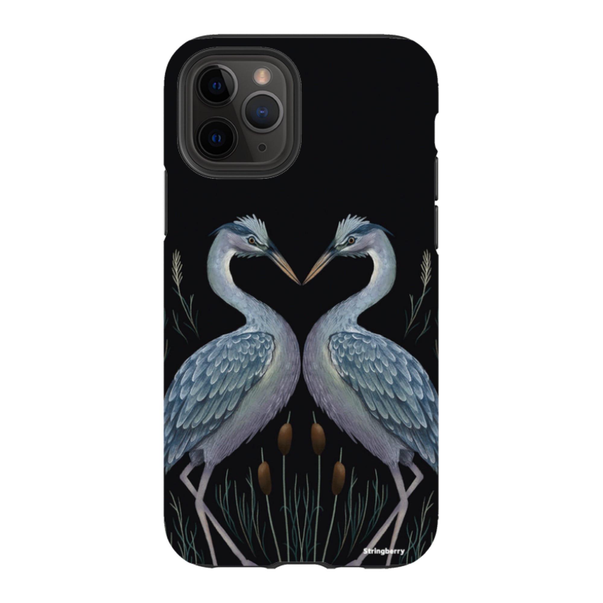 iPhone Tough Case - Heron Pair By Anna Stead