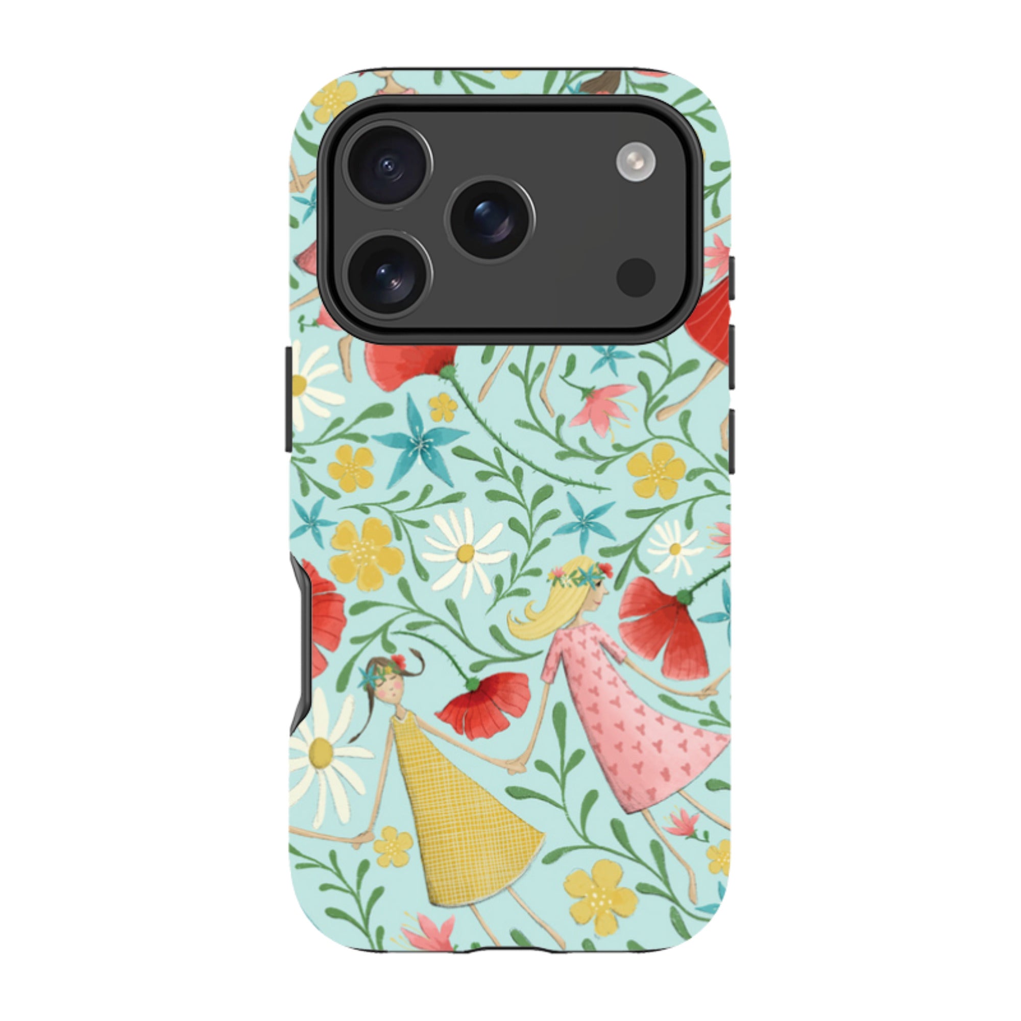 iPhone MagSafe Tough Case - Midsummer Dance Blue By Maja Lindberg