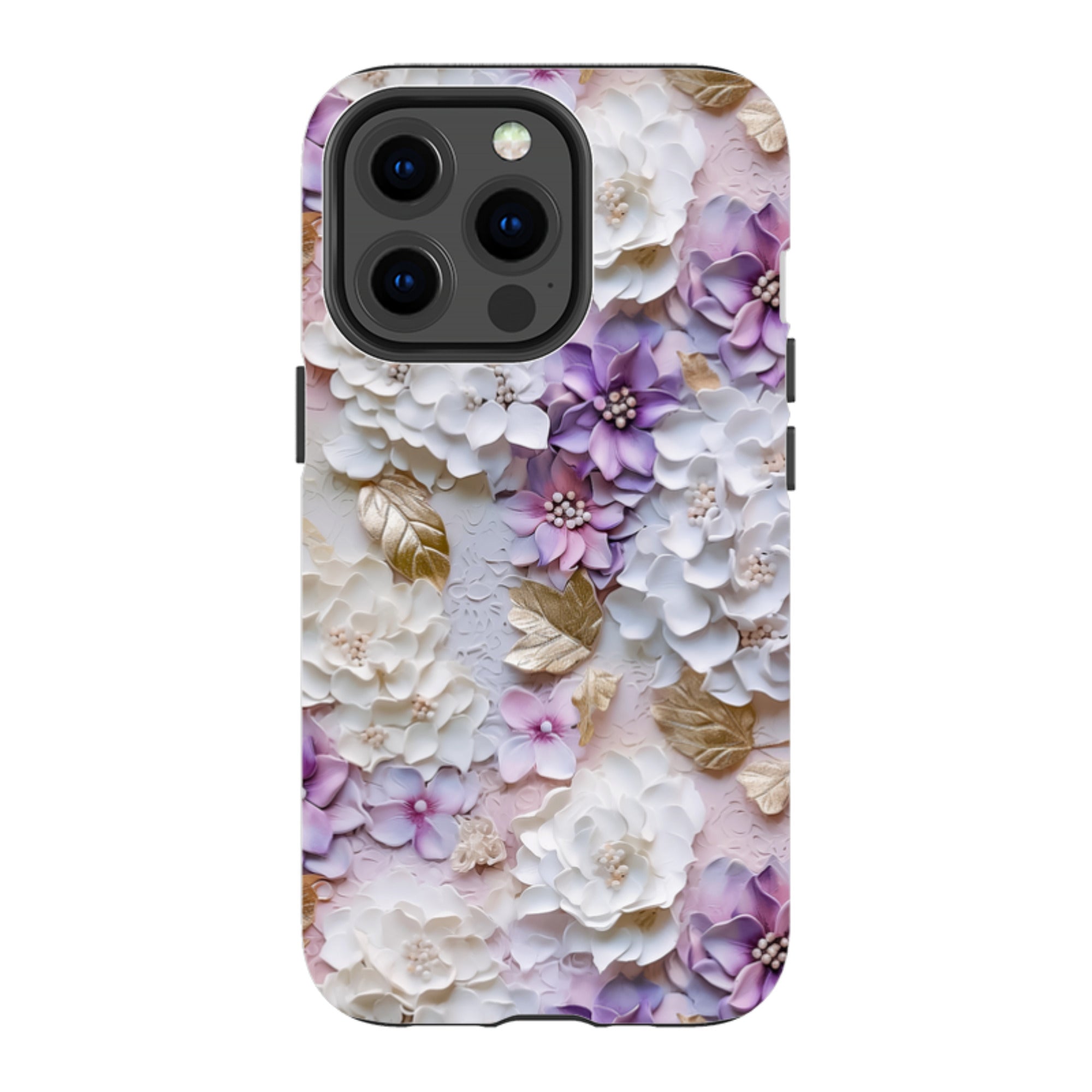 iPhone Tough Case -Gold & Mauve II
