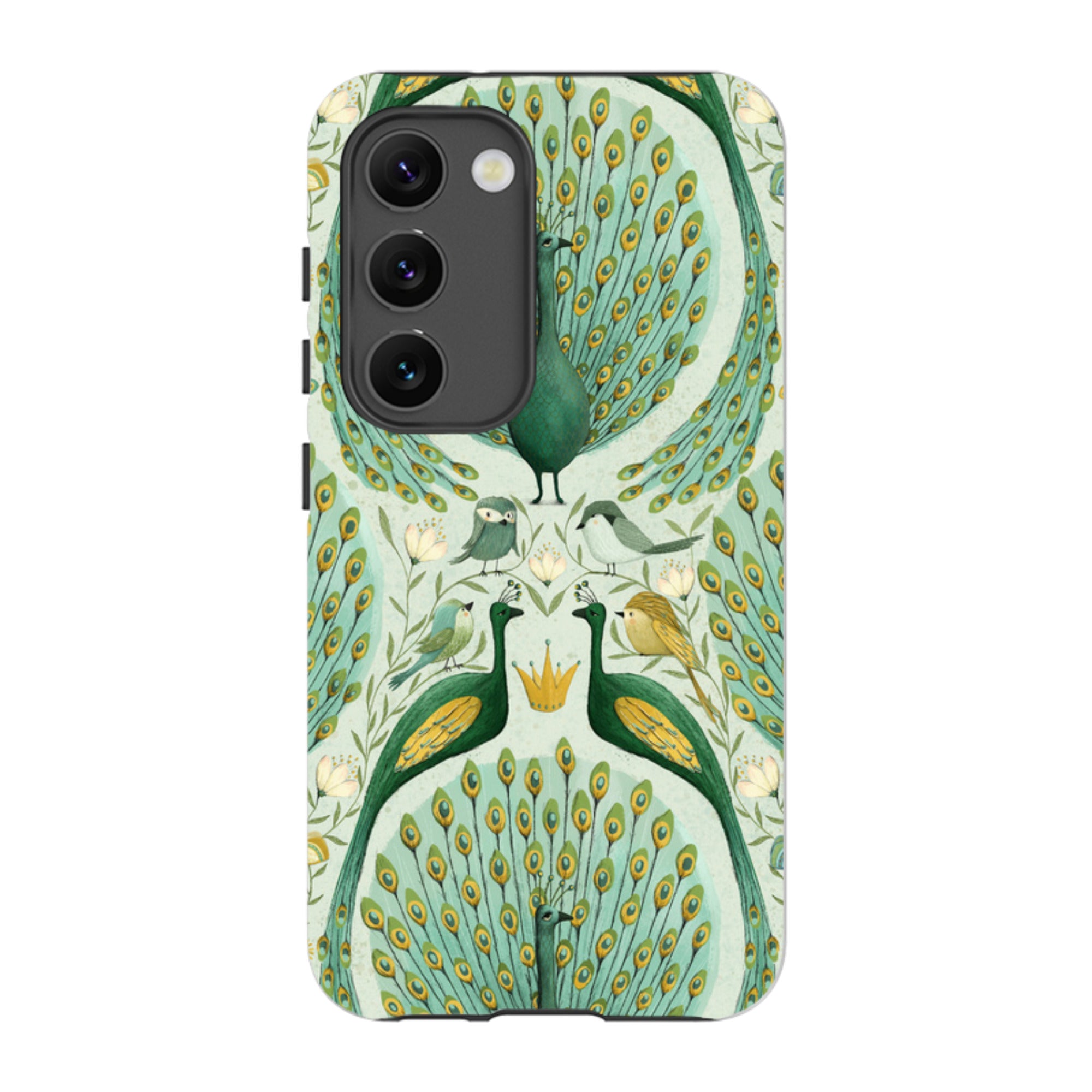 Samsung Tough Case - Peacock Pattern By Maja Lindberg