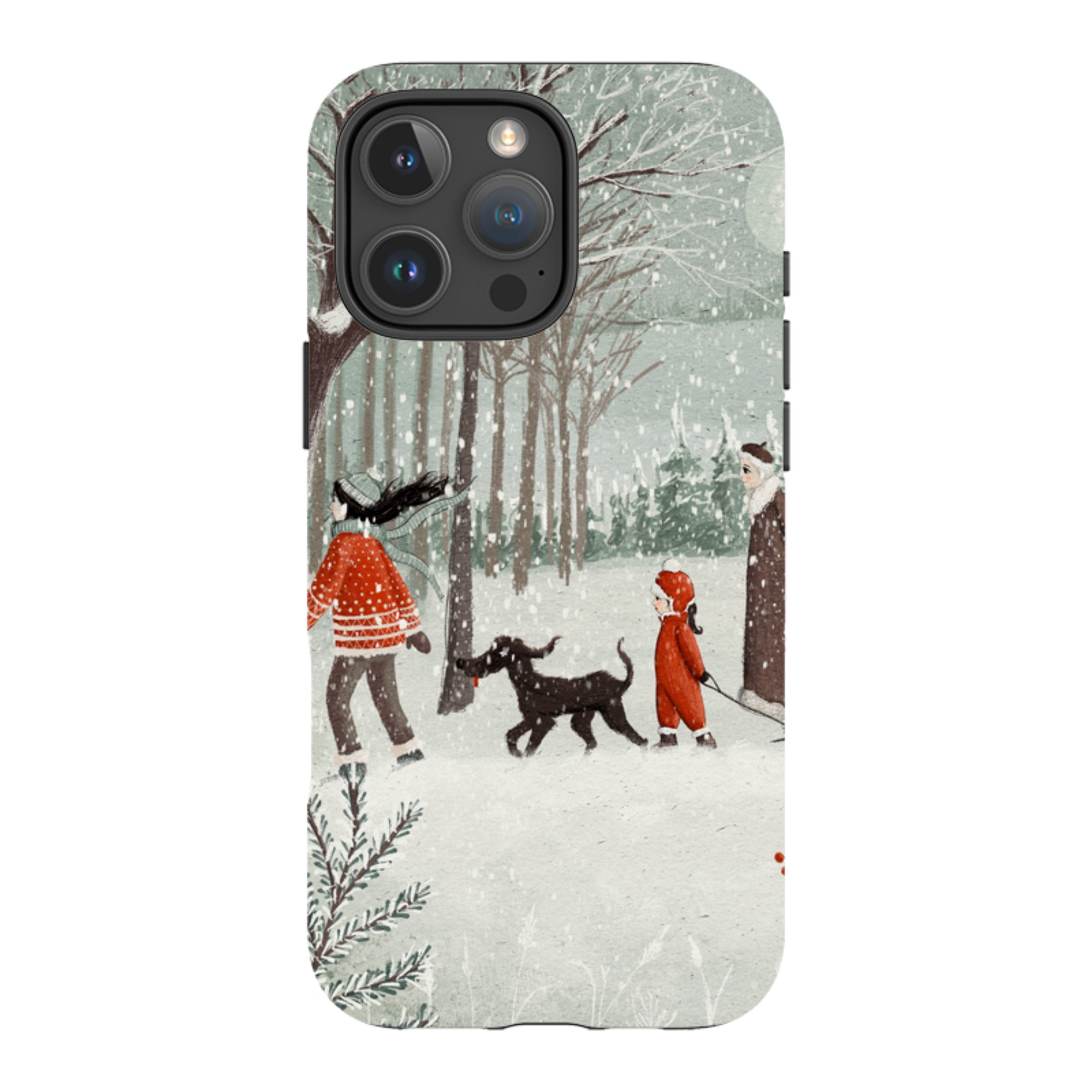 iPhone MagSafe Tough Case -  Winter Walk By Maja Lindberg