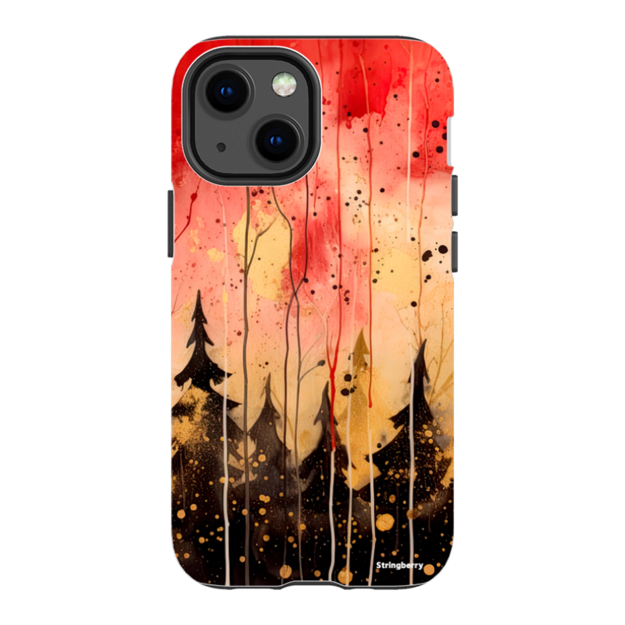 iPhone Tough Case - Watercolour Winter Forest