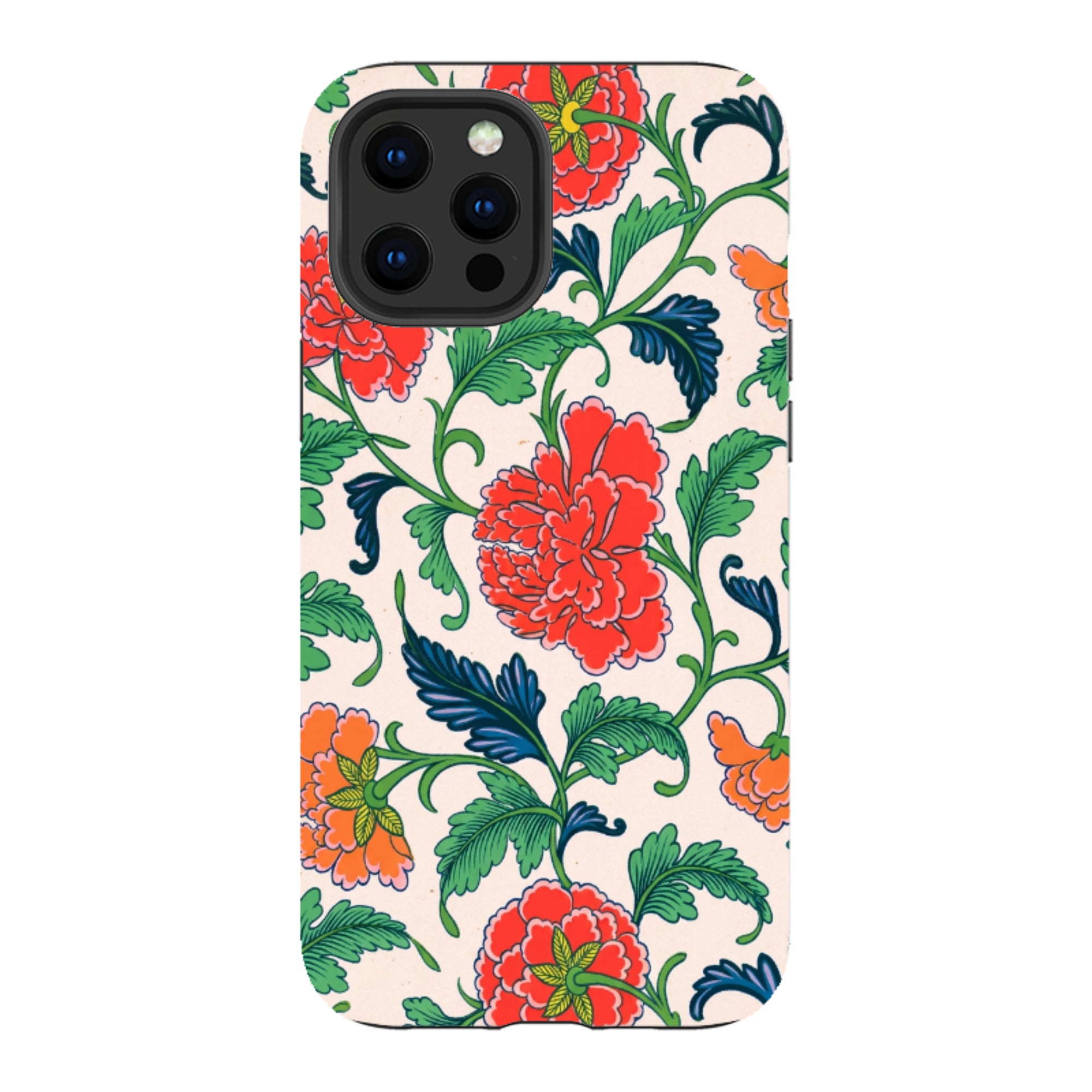 iPhone Tough Case - Vintage Peony Floral