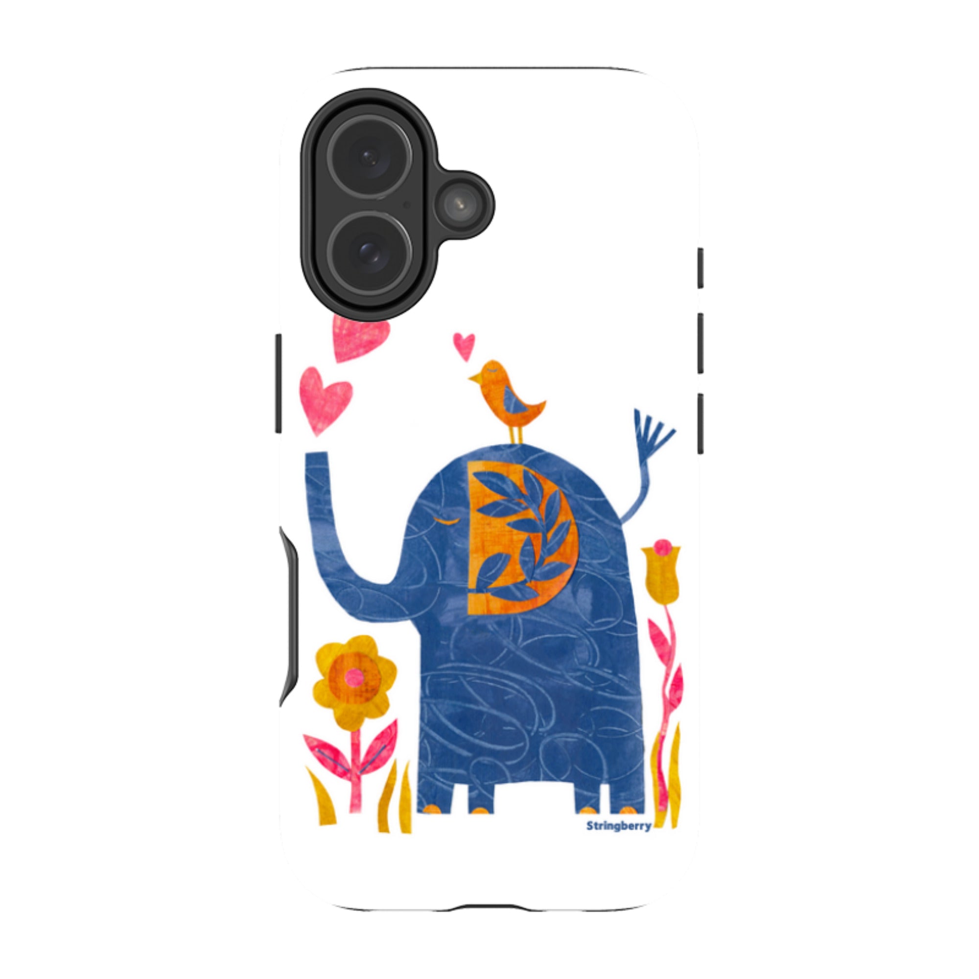 iPhone MagSafe Tough Case - Elephant In Love By Tracey English