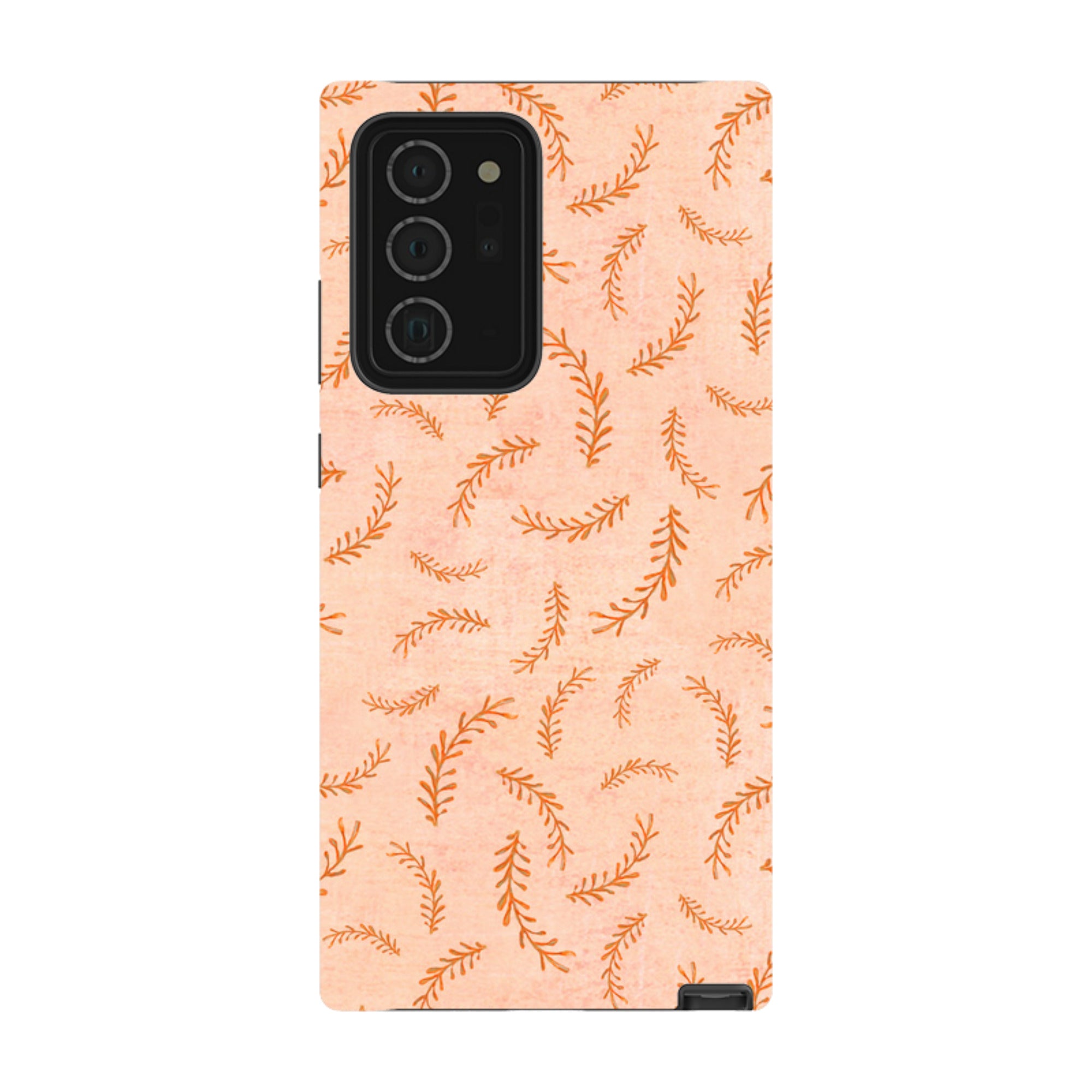 Samsung Tough Case - Feathers Pink By Katherine Quinn