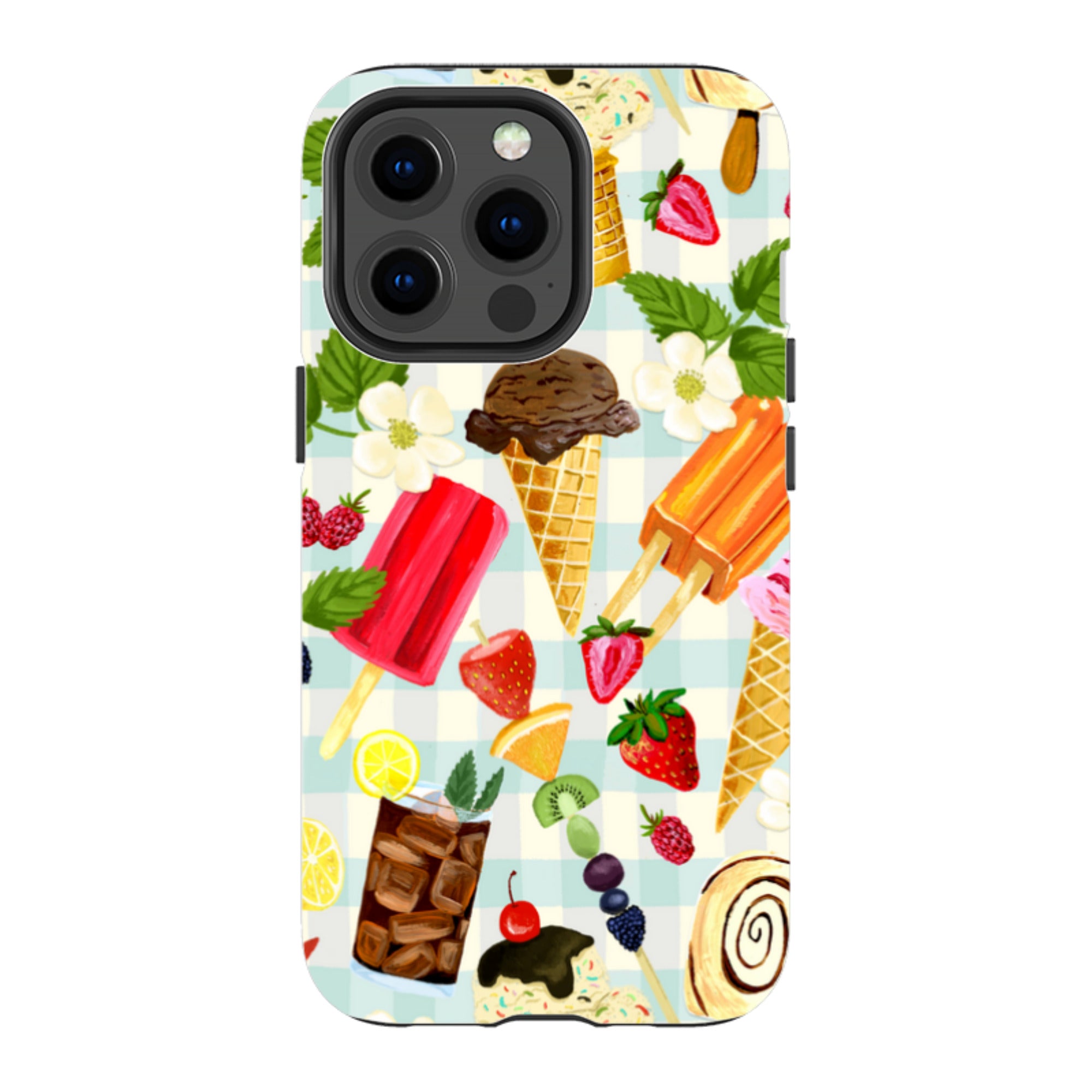 iPhone MagSafe Tough Case - Ice Floral By Abby Jacobs
