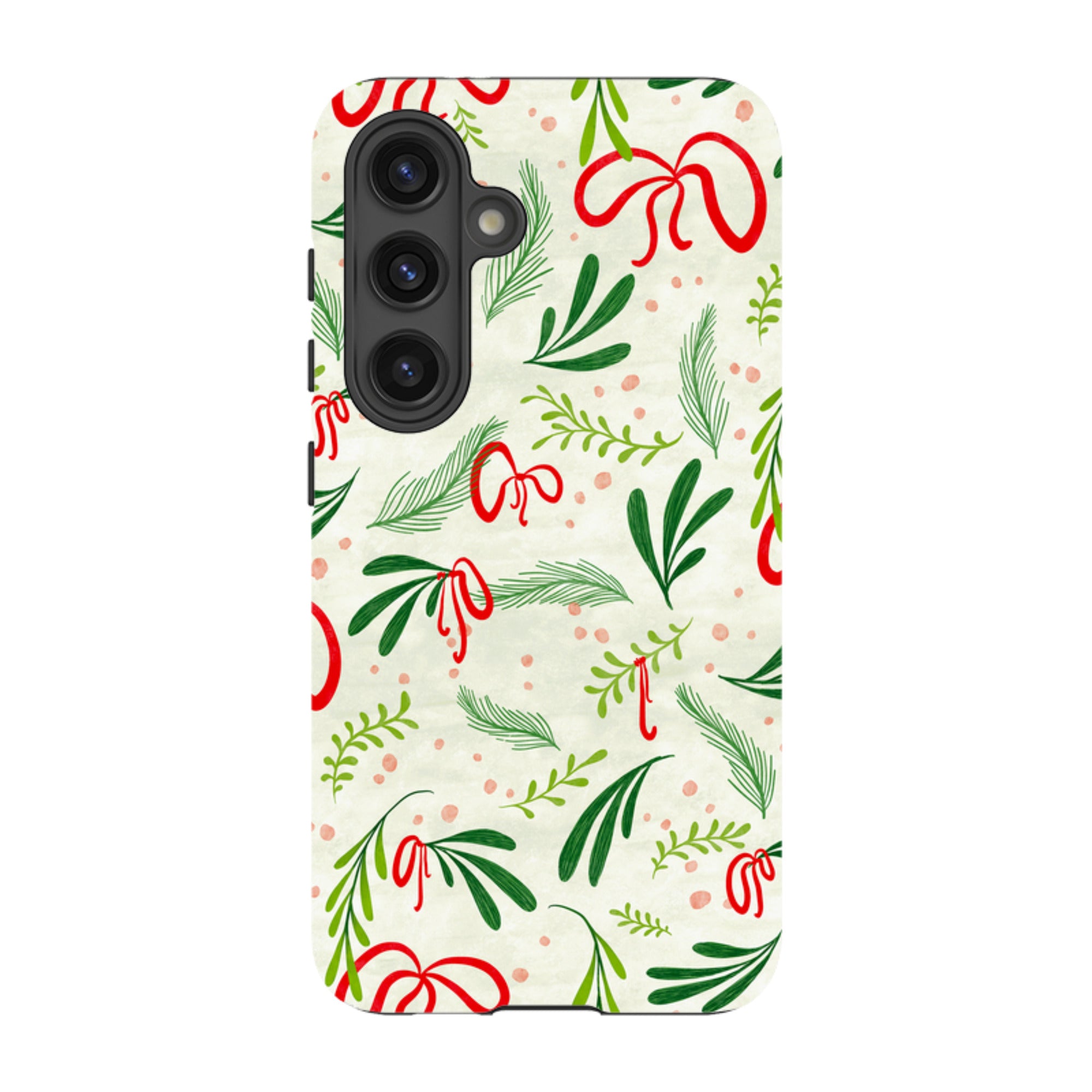 Samsung Tough Case - Christmas Bows By Katherine Quinn