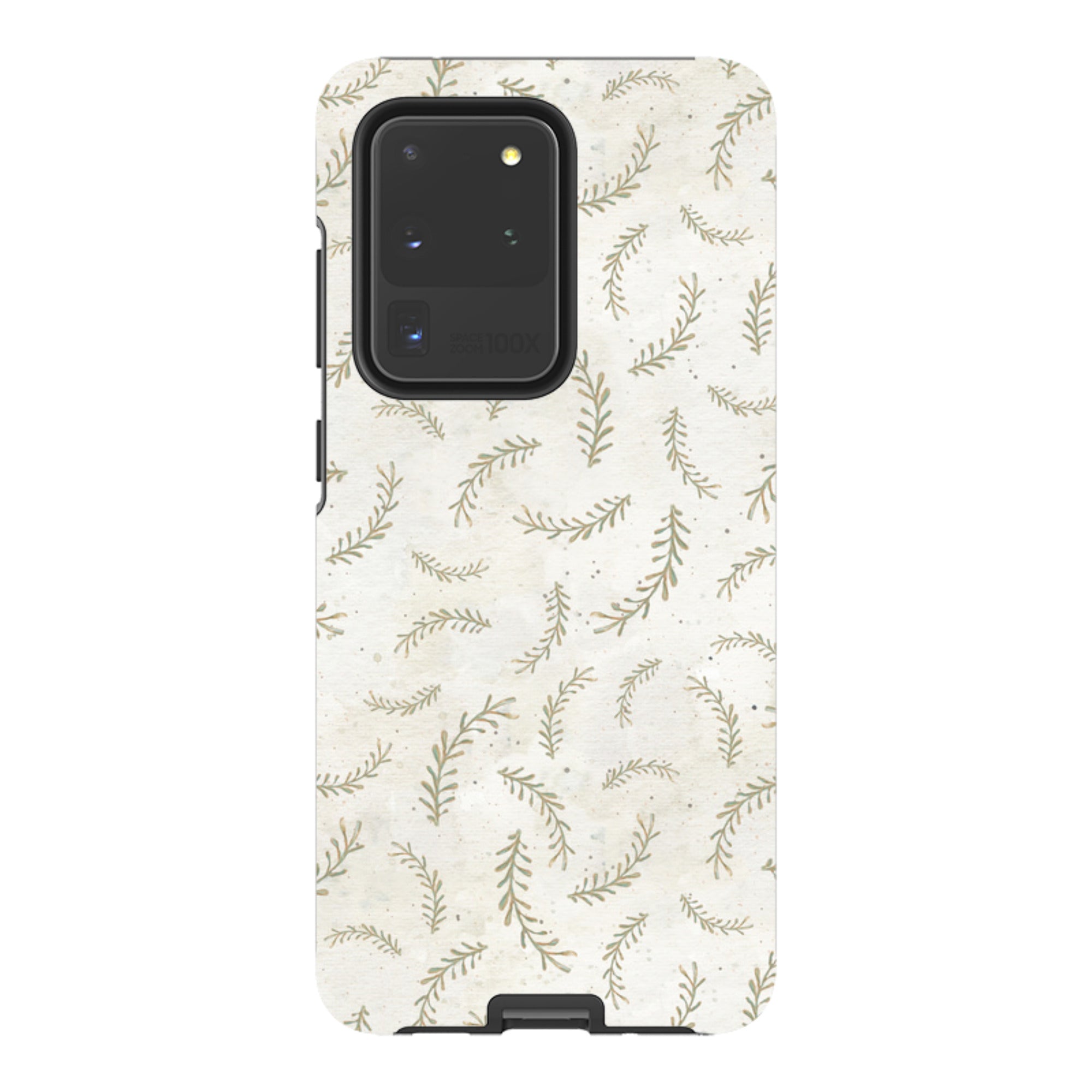 Samsung Tough Case - Feathers Grey By Katherine Quinn