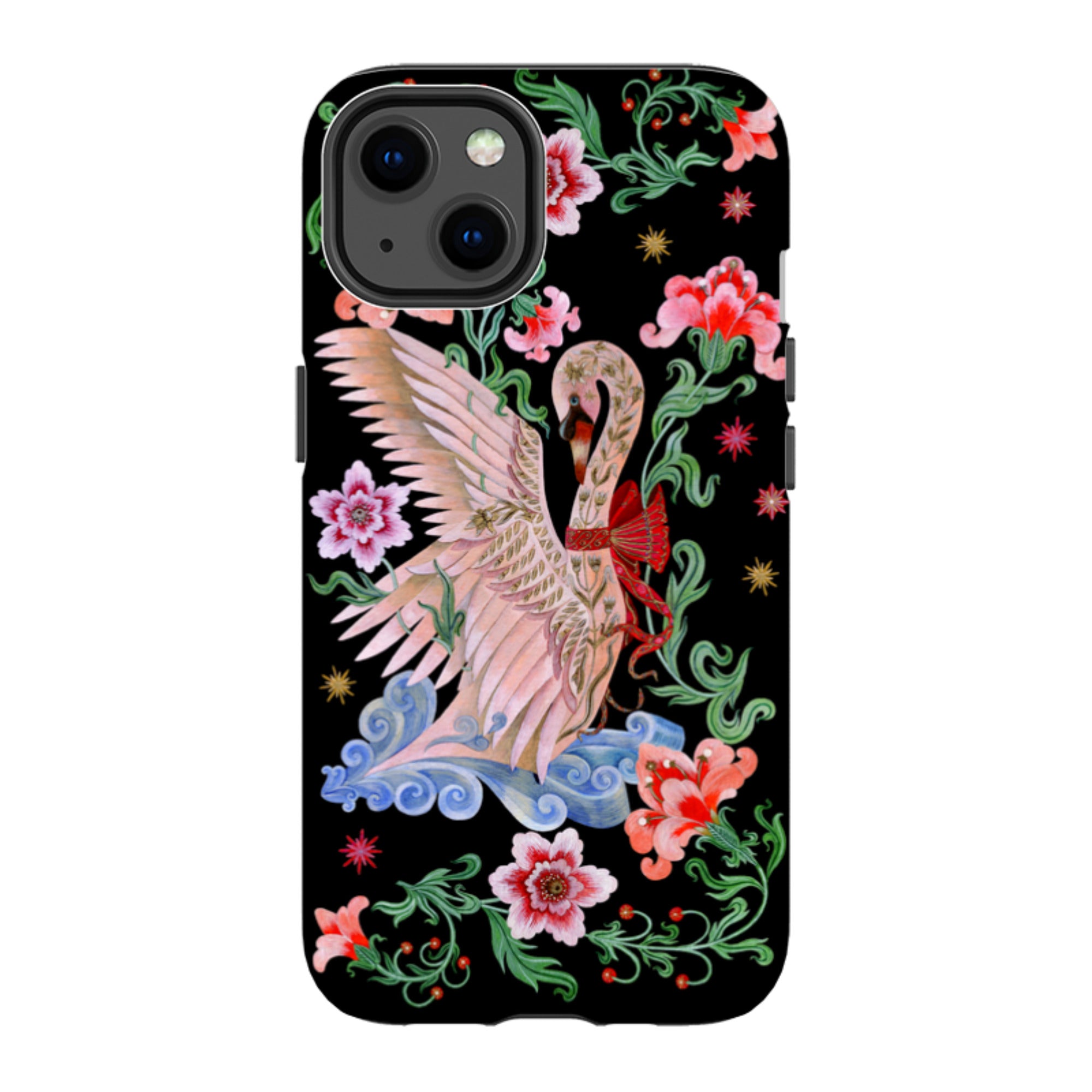 iPhone MagSafe Tough Case - Seven Swans A Swimming By Maria Matos