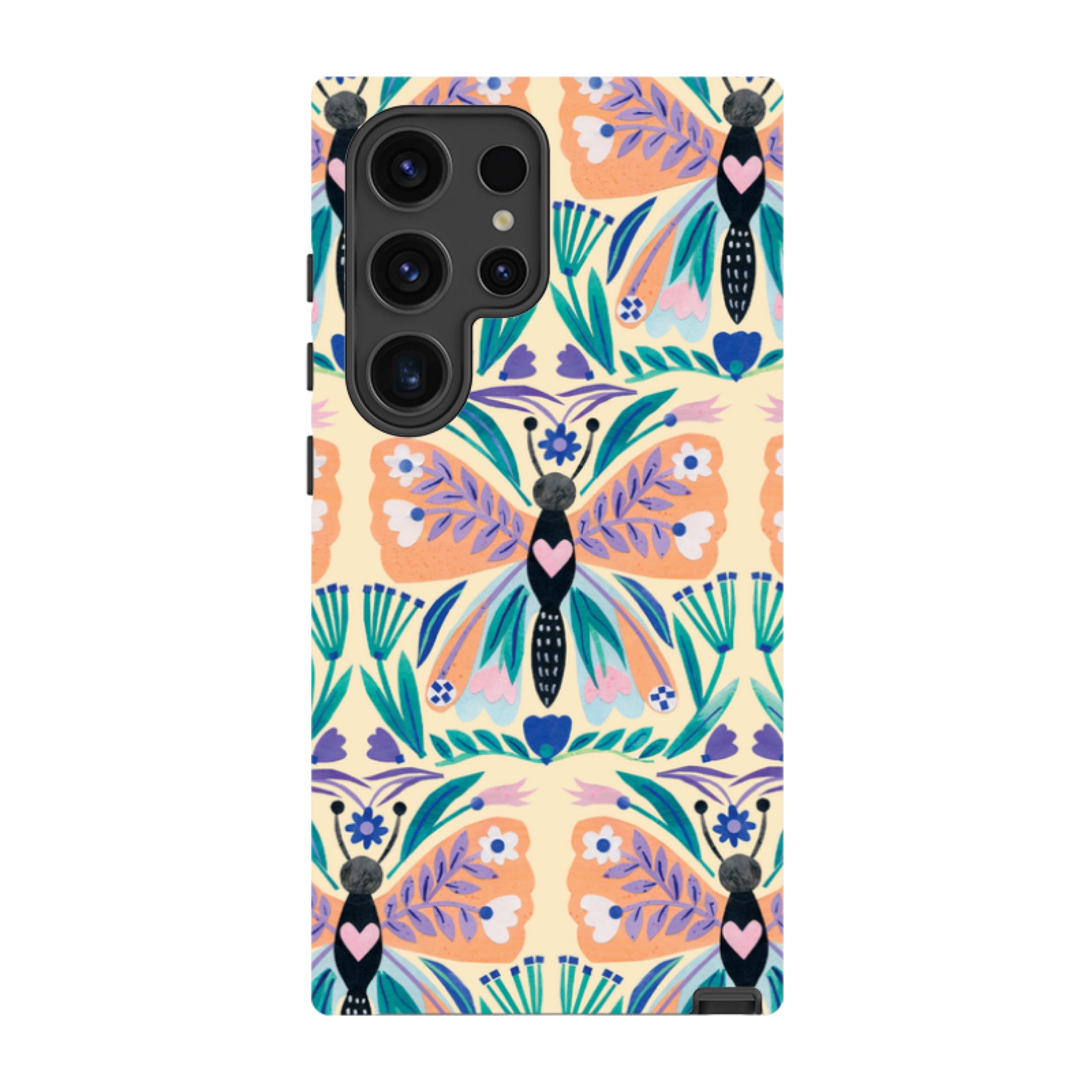 Samsung Tough Case - All Over Butterfly By Tracey English