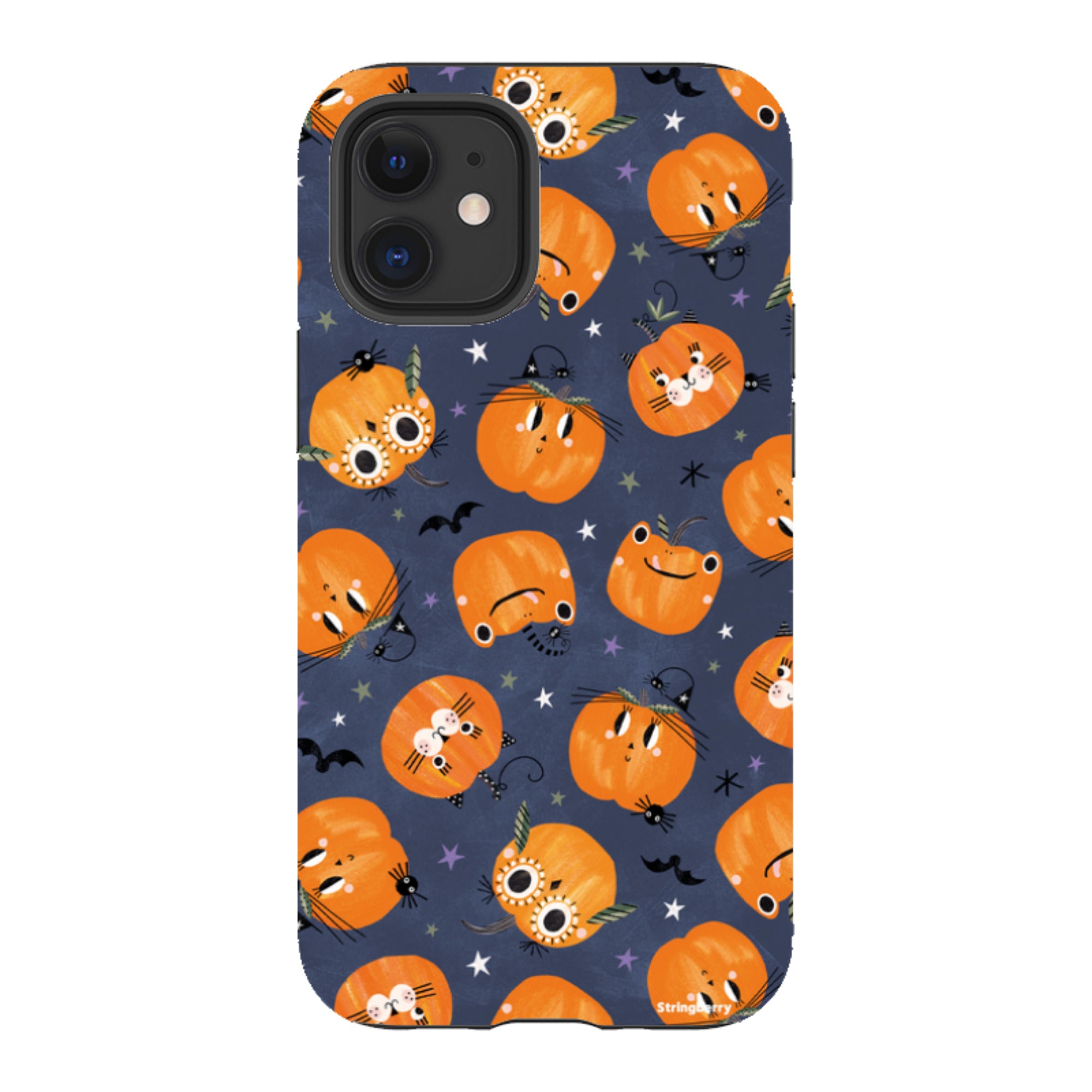 iPhone Tough Case - Halloween Pumpkin Dark By Ali Brookes