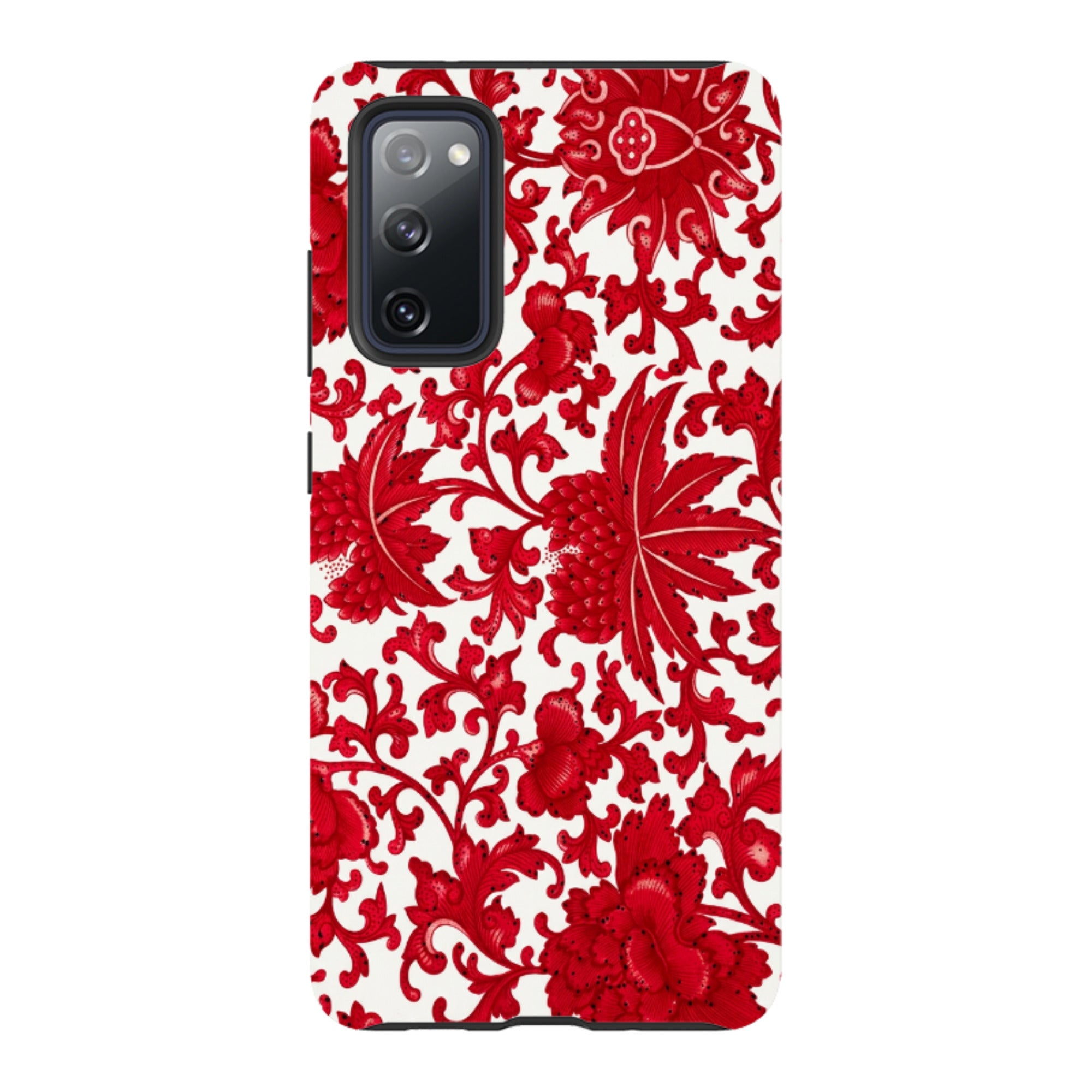 Samsung Tough Case - Red Chinoiserie Floral