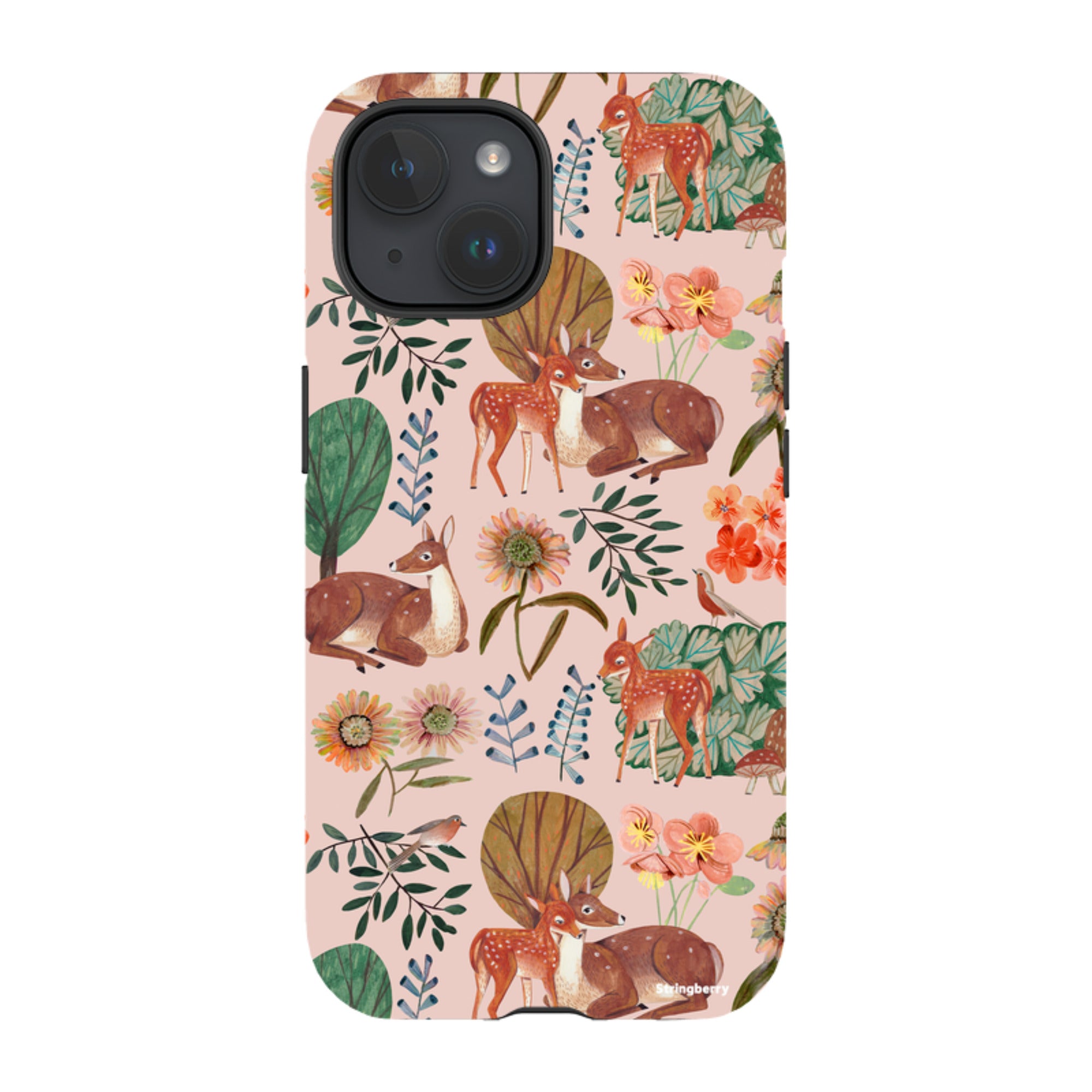 iPhone MagSafe Tough Case -  Deer Pattern By Caroline Bonne Muller