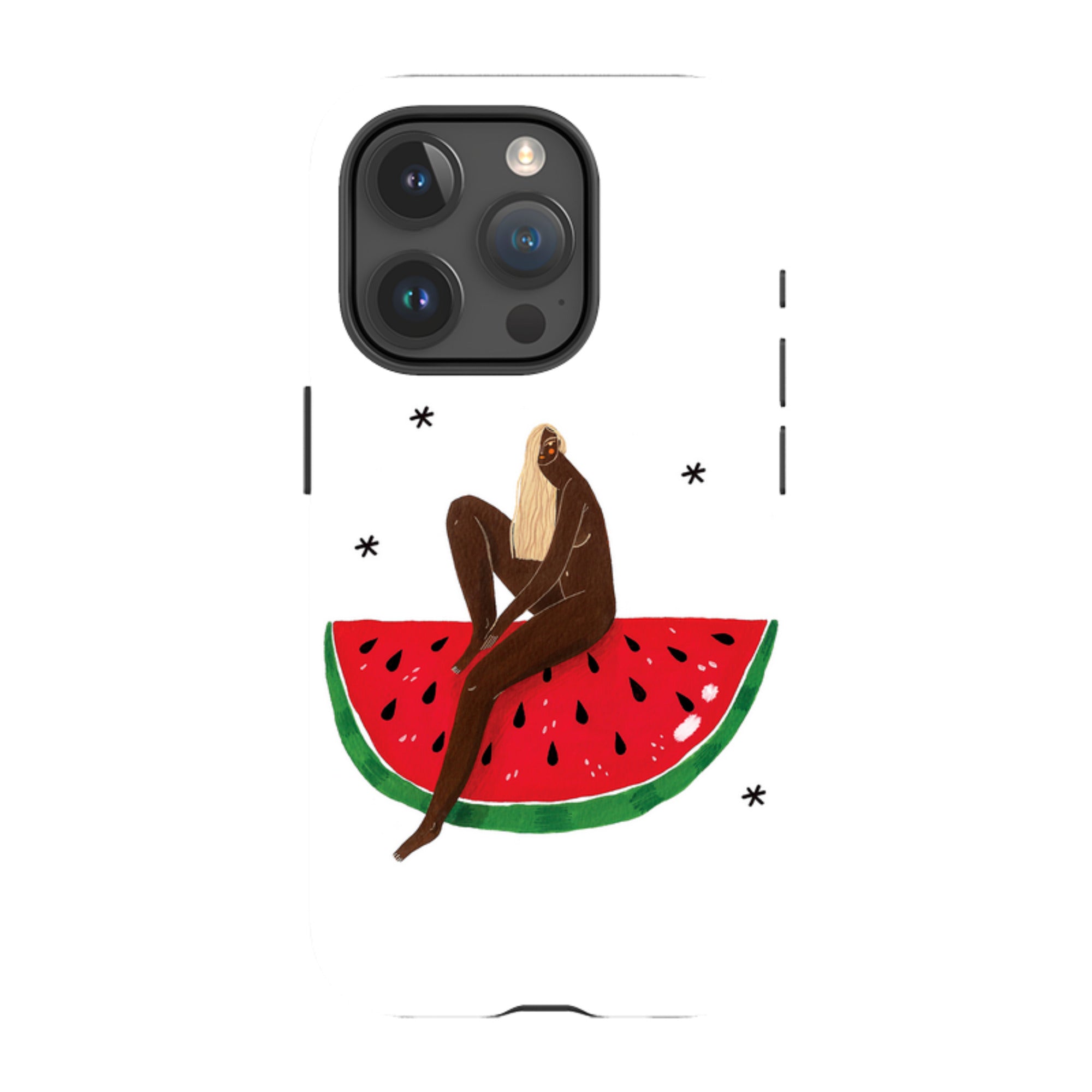 iPhone Tough Case - Watermelon Girl By Madalina Andronic