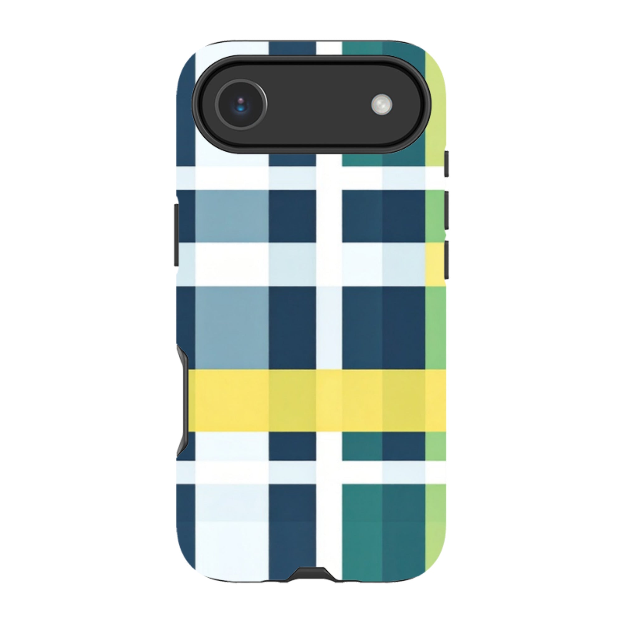 iPhone Tough Case - Forest Gingham