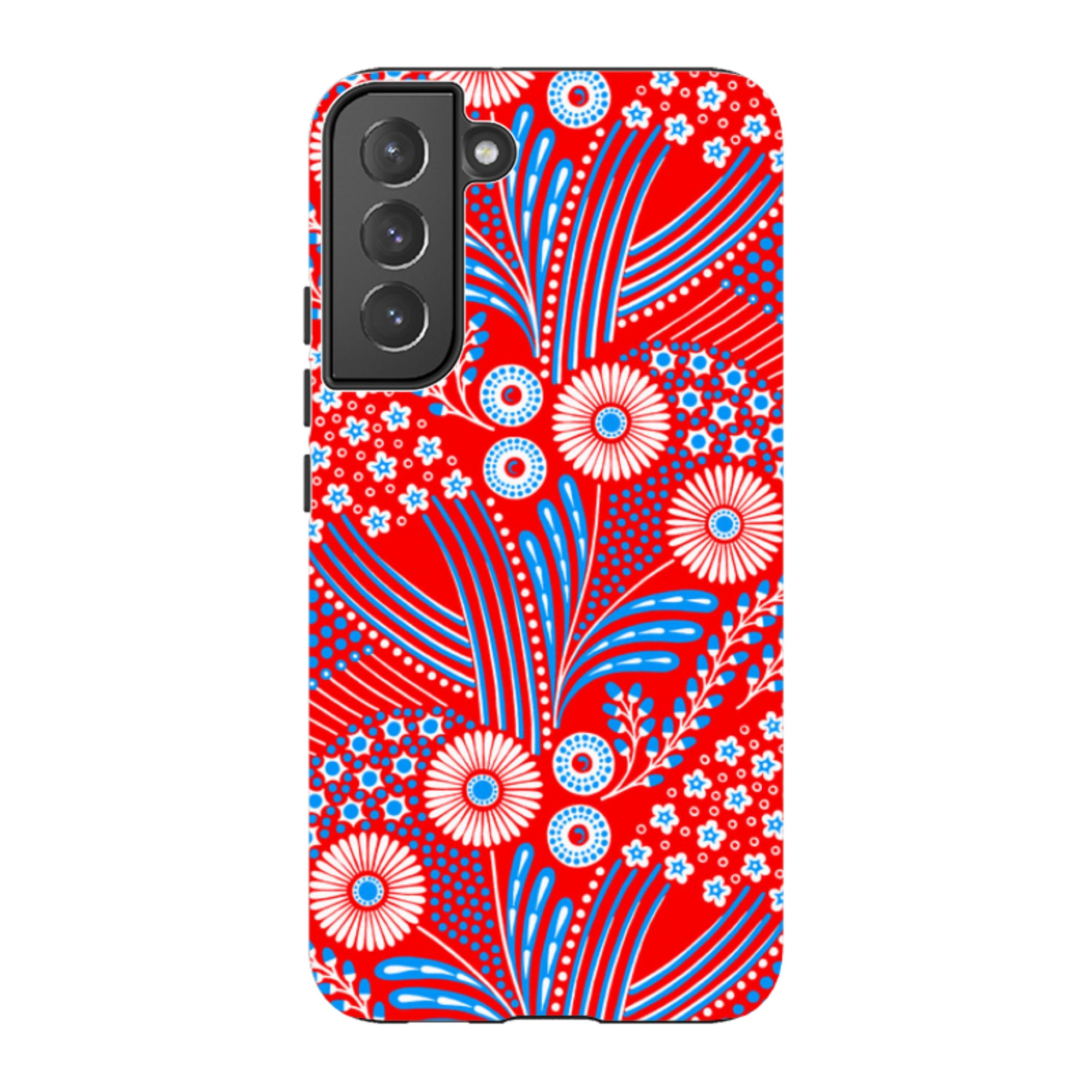 Samsung Tough Case - Red Bouquet By Cressida Bell