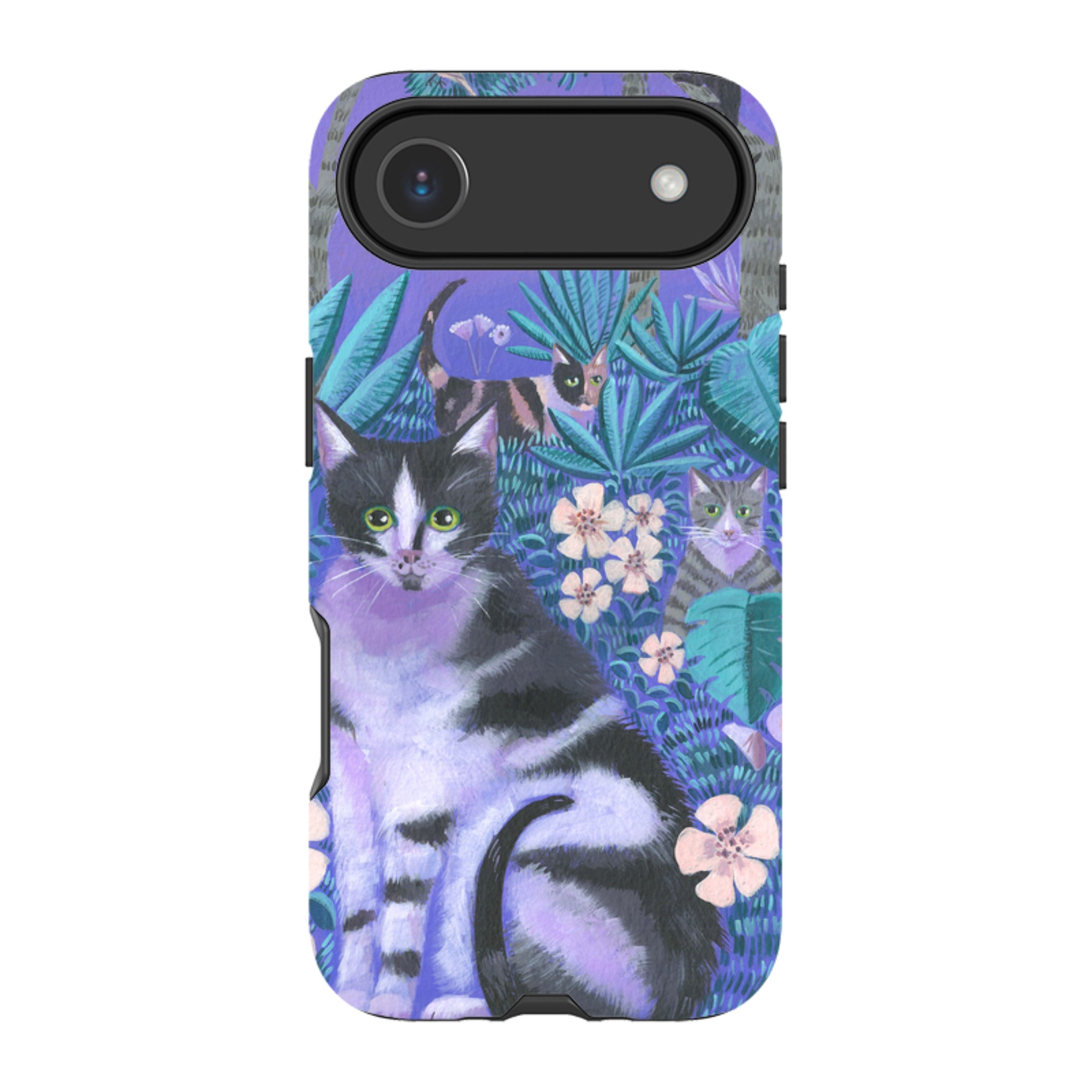 iPhone MagSafe Tough Case - Night Cats 2 By Mary Stubberfield