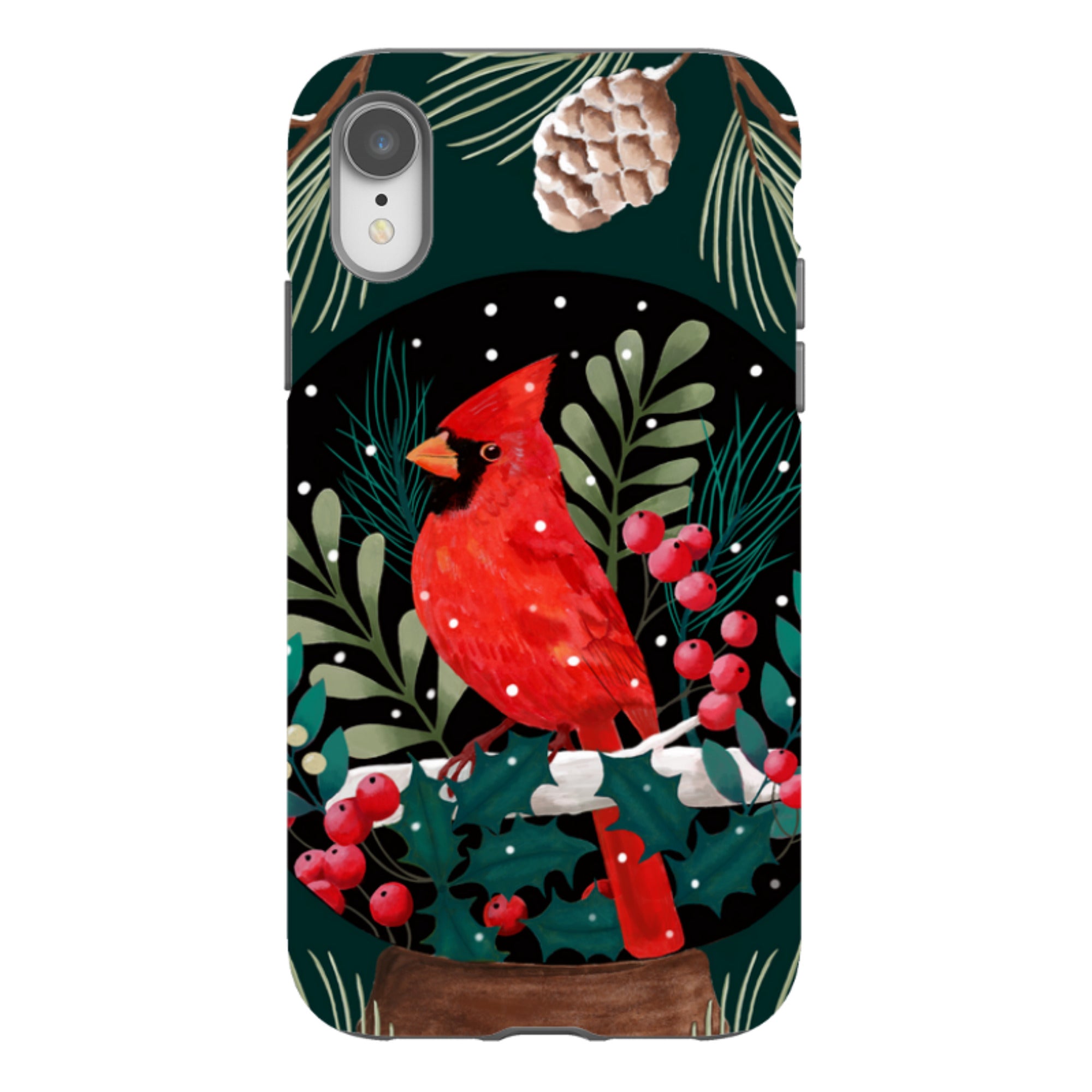 iPhone Tough Case - Red Cardinal By Bex Parkin